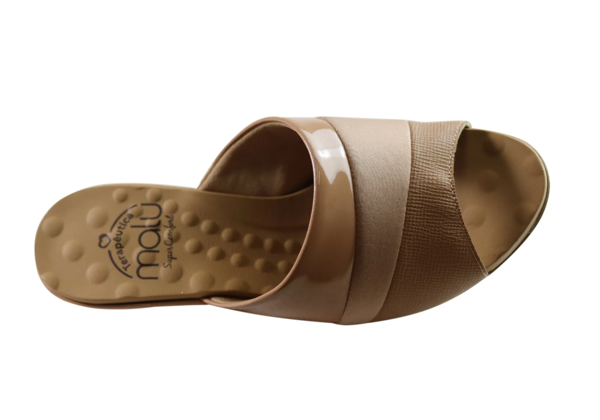Malu Supercomfort Gracen Wedges Confortables pour Femmes Fabriquées au Brésil Chaussures Malu Supercomfort