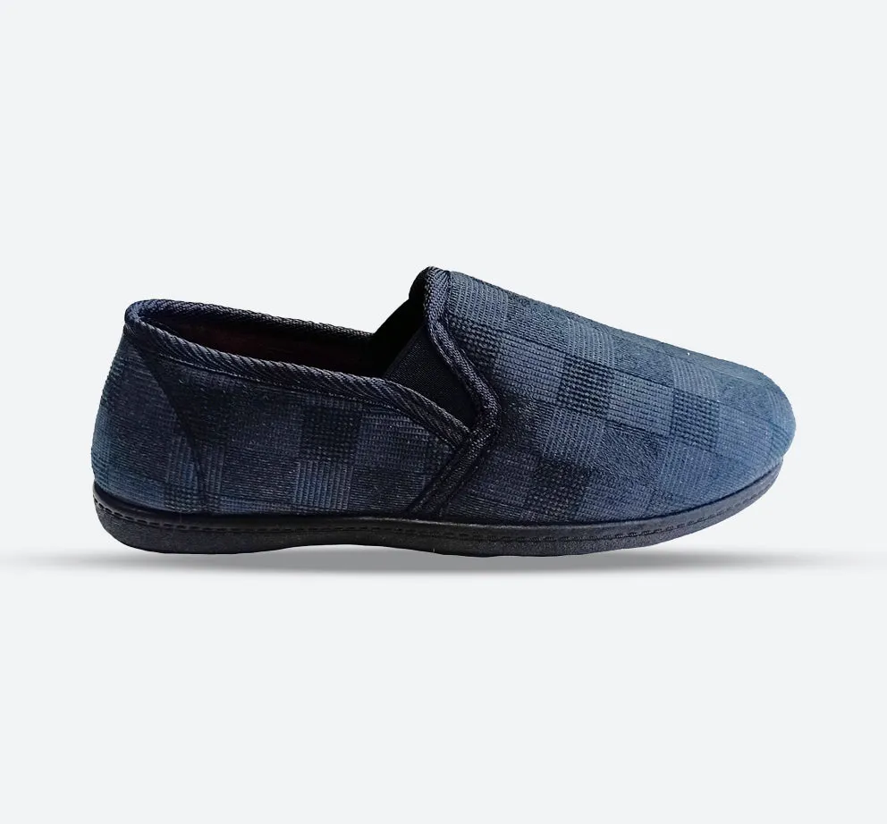Chaussons de maison à enfiler larges pour hommes Sleephhh