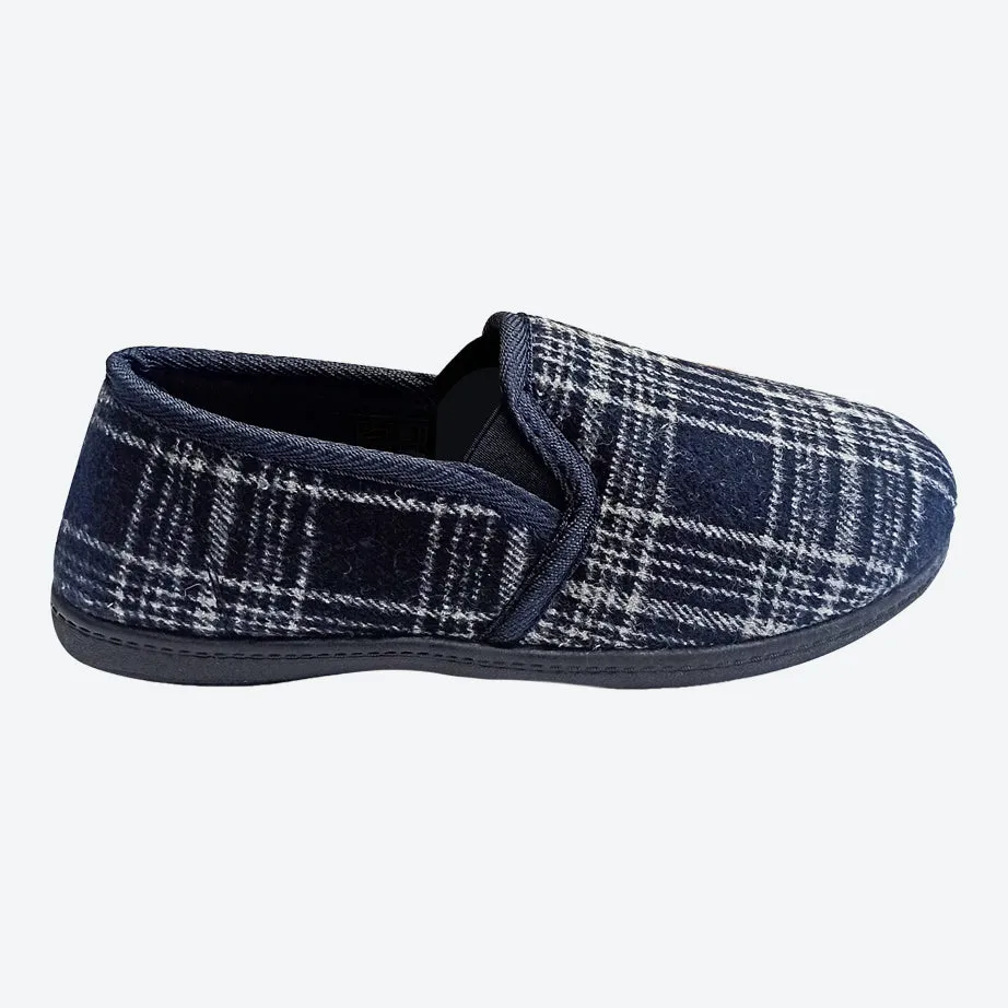 Chaussons de maison à enfiler larges pour hommes Sleephhh