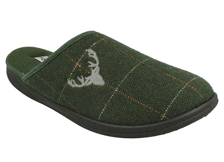 Chaussons Mule Stag Padders à Large Empeigne pour Homme
