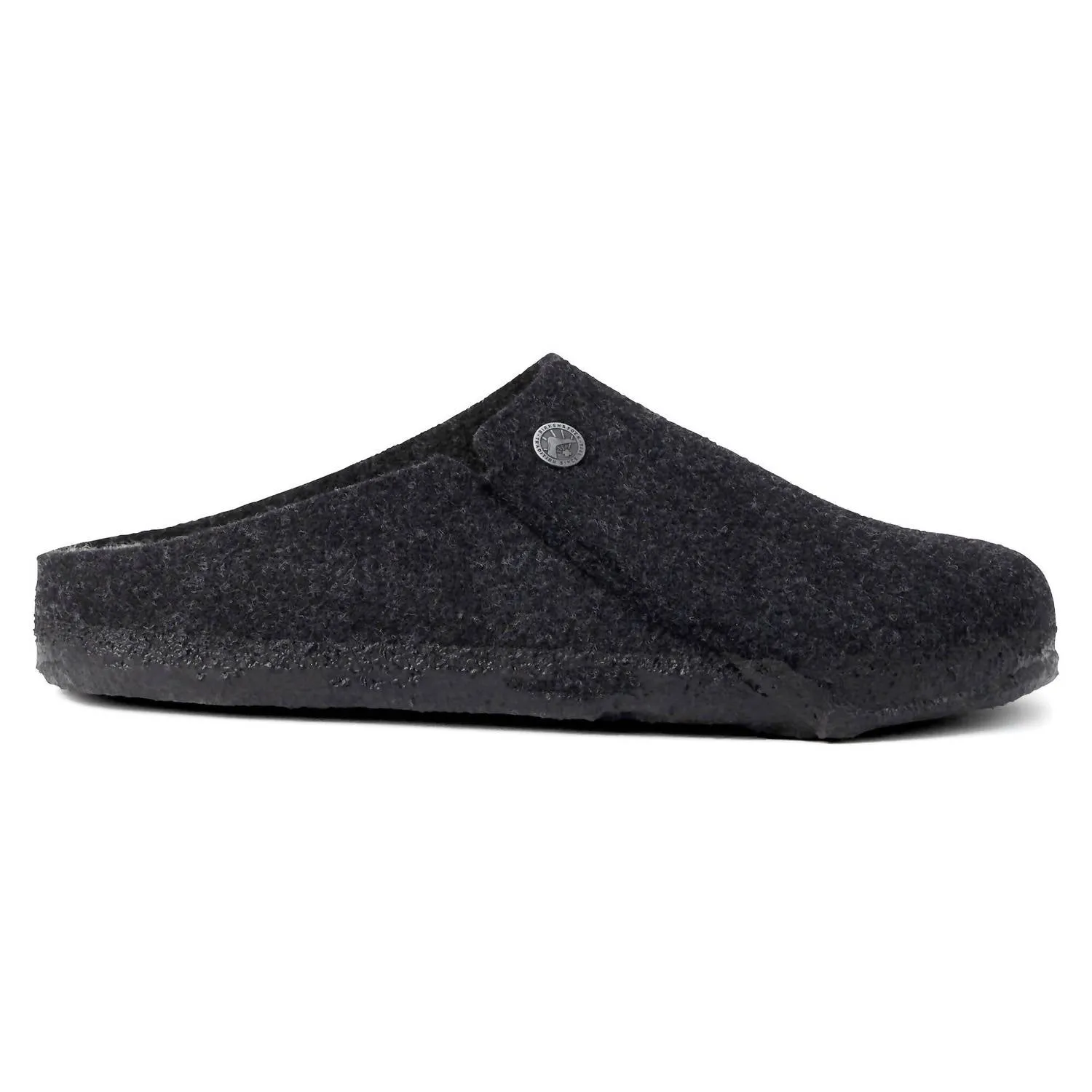 Pantoufle en peau de mouton Zermatt pour homme en anthracite