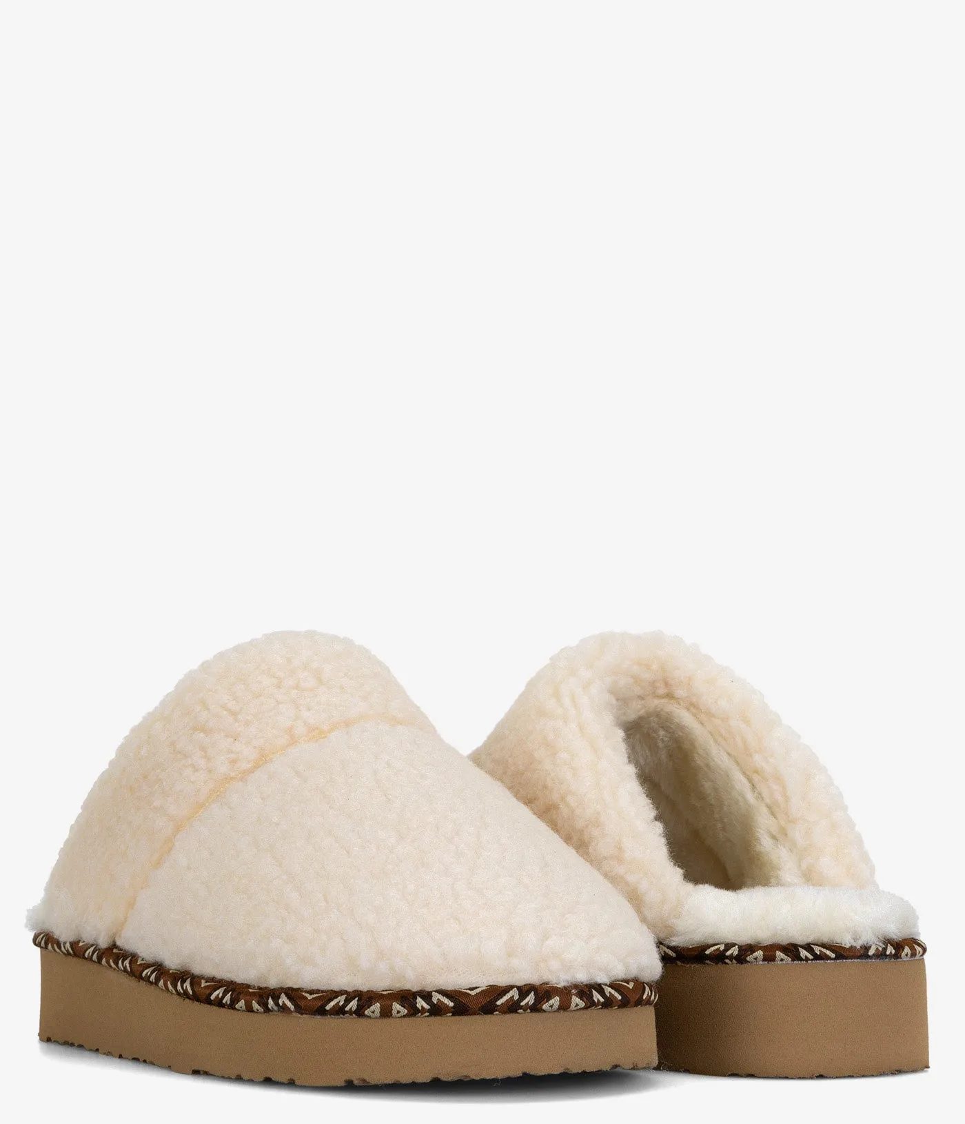 Minnetonka Cerise Sherpa Pantoufle - Femmes