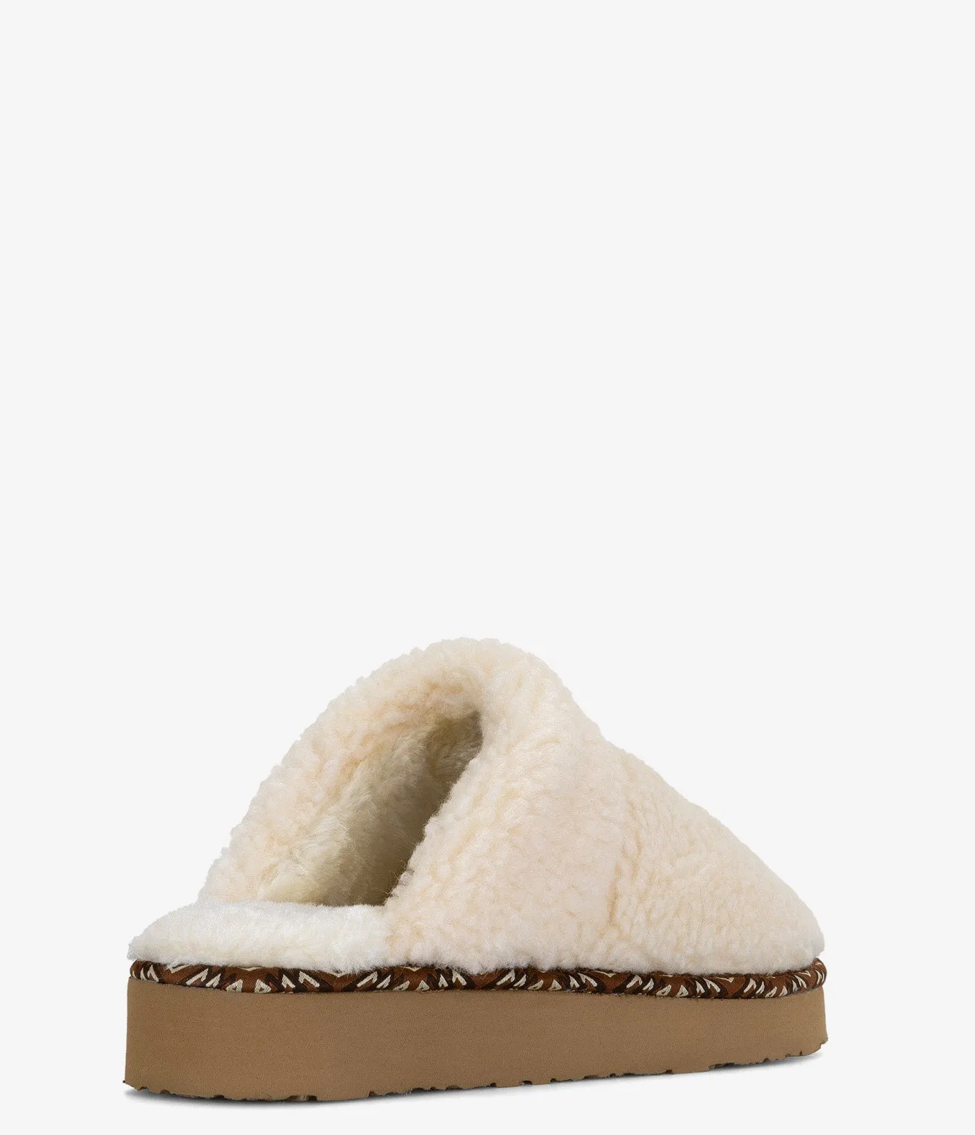 Minnetonka Cerise Sherpa Pantoufle - Femmes