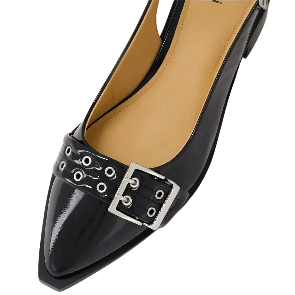 Mollini Escarpins à Talons Brillants Noirs_Mollini