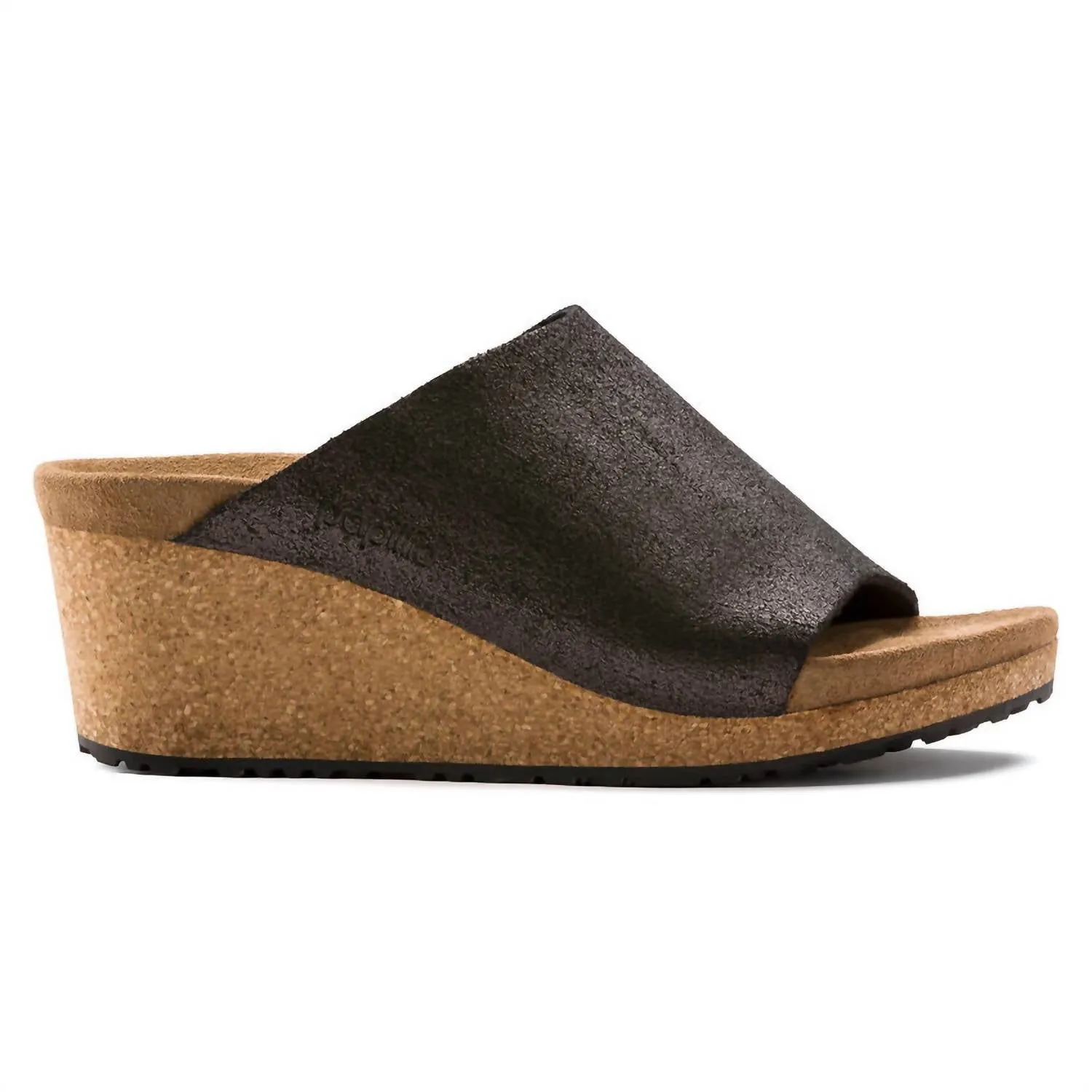 Namica Wedge en Suédé Antique Lavé Noir