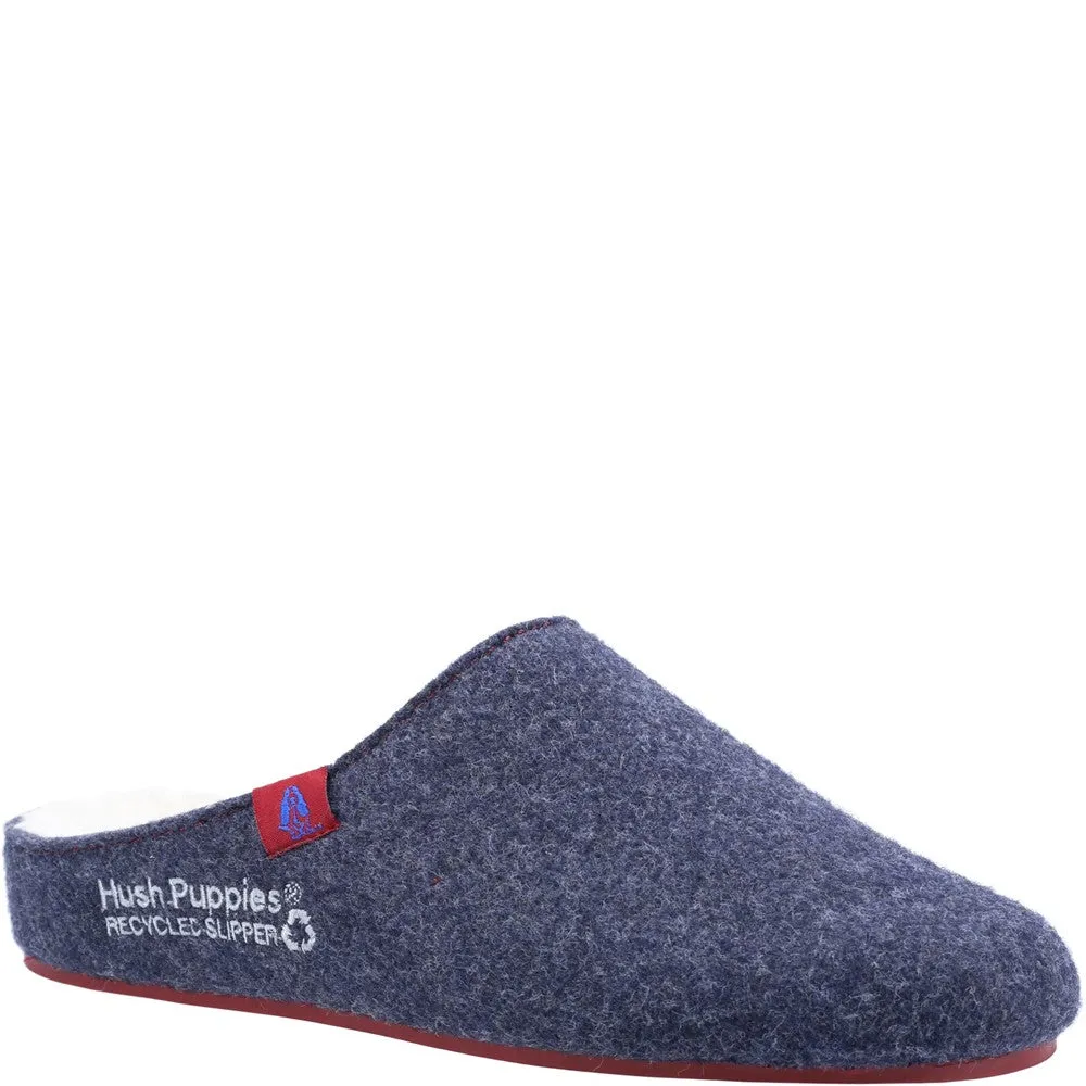 Pantoufles recyclées pour hommes Bleu marine/Rouge