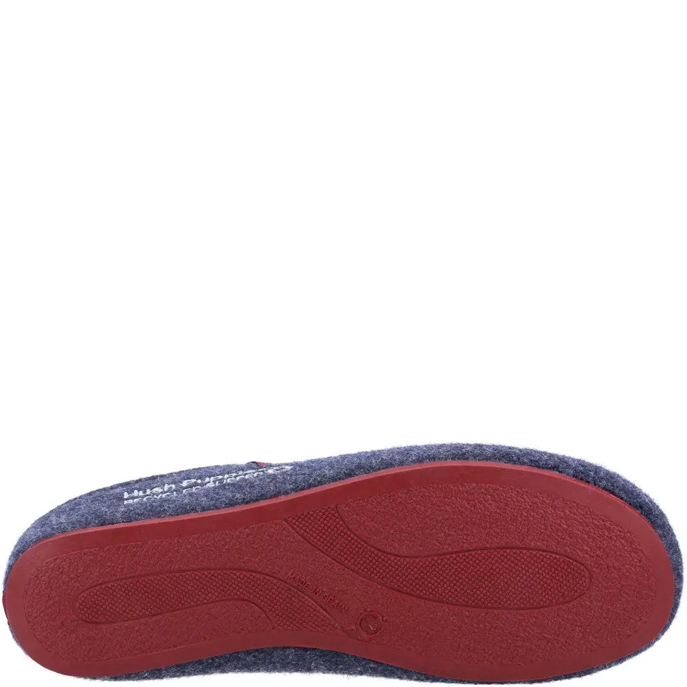 Pantoufles recyclées pour hommes Bleu marine/Rouge