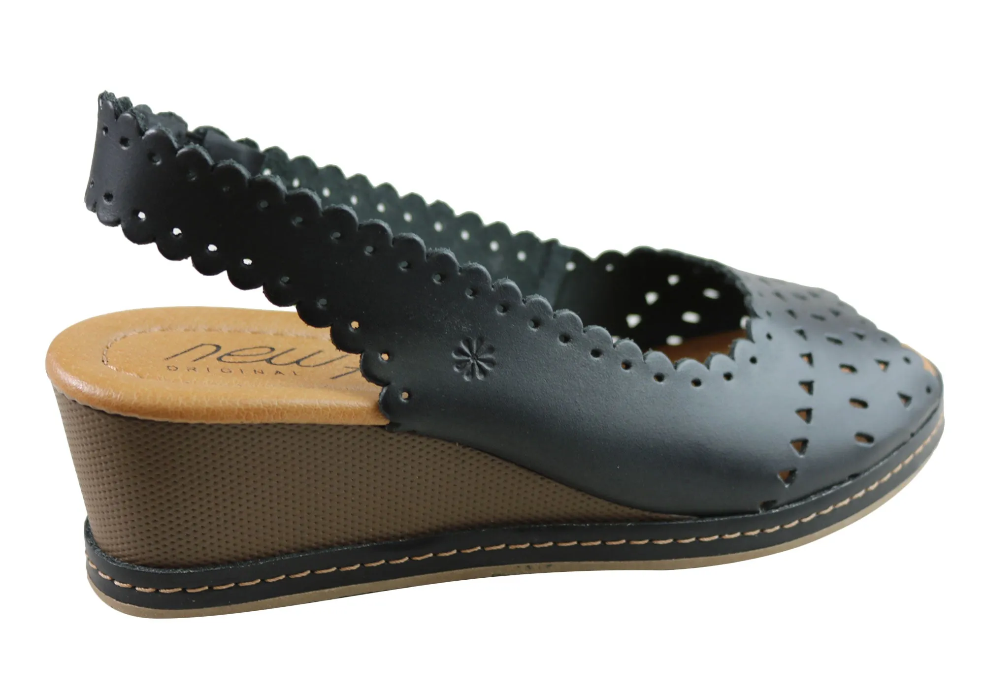Nouveau Modèle Emberly Sandales à Plateforme en Cuir pour Femmes Fabriquées au Brésil Chaussures New Face