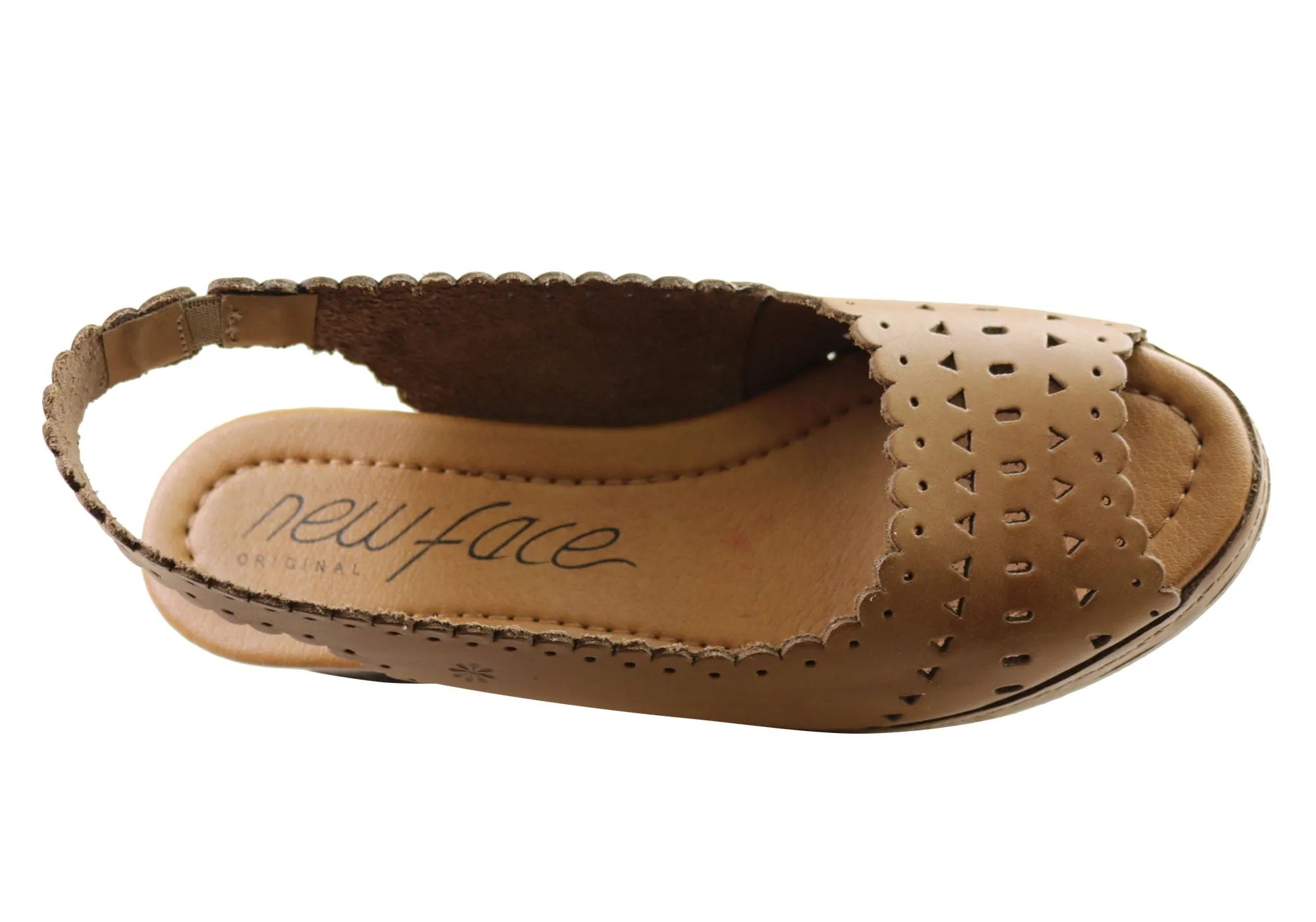Nouveau Modèle Emberly Sandales à Plateforme en Cuir pour Femmes Fabriquées au Brésil Chaussures New Face