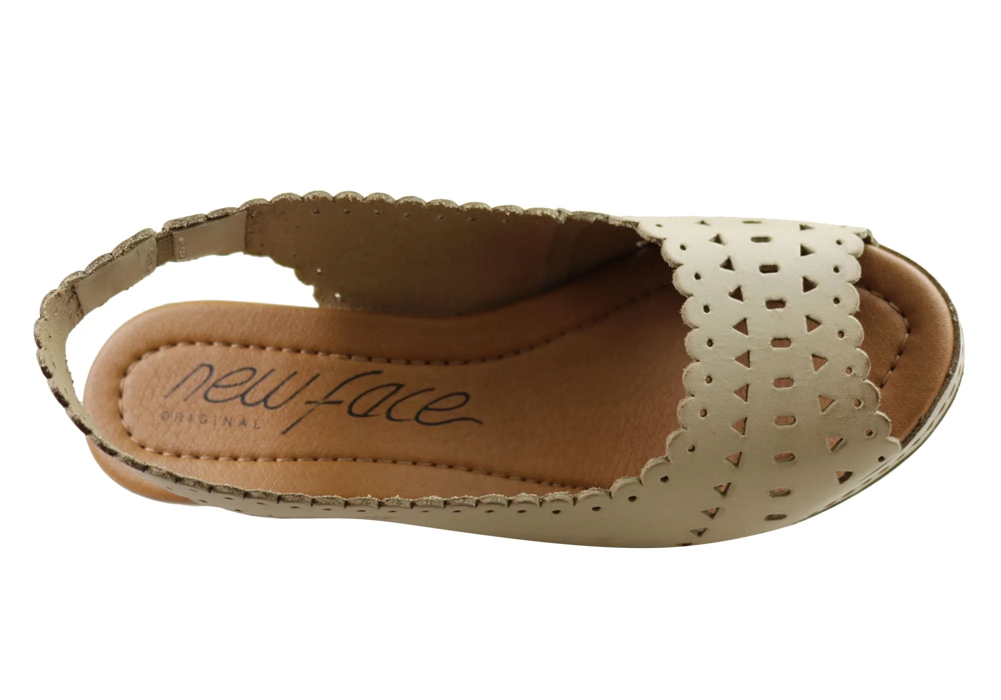Nouveau Modèle Emberly Sandales à Plateforme en Cuir pour Femmes Fabriquées au Brésil Chaussures New Face