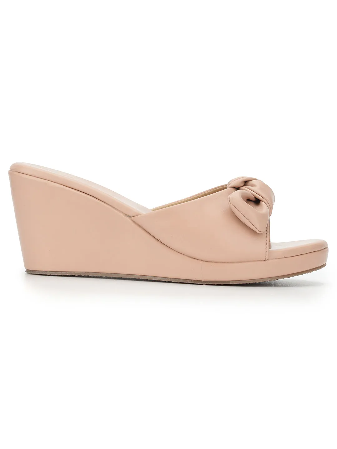 Escarpins compensés élégants en PU nude (TC-L05-NUD)