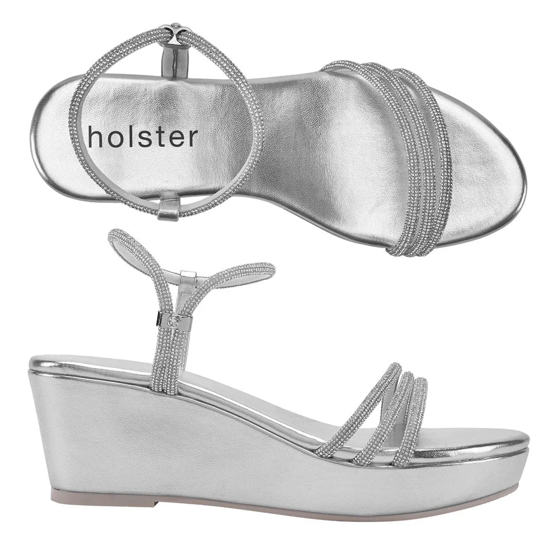 Ensemble Revel Wedge - Or Clair / Argent