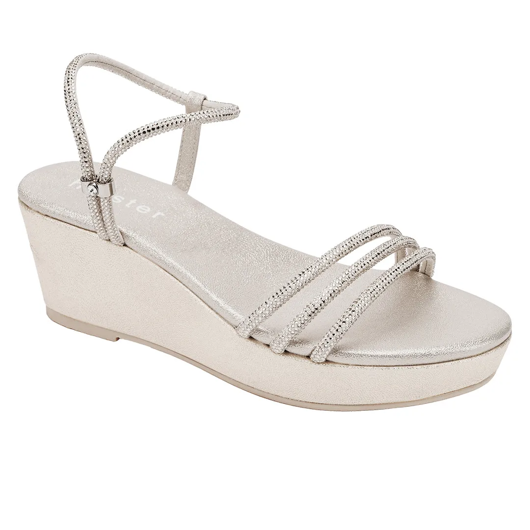 Ensemble Revel Wedge - Or Clair / Argent