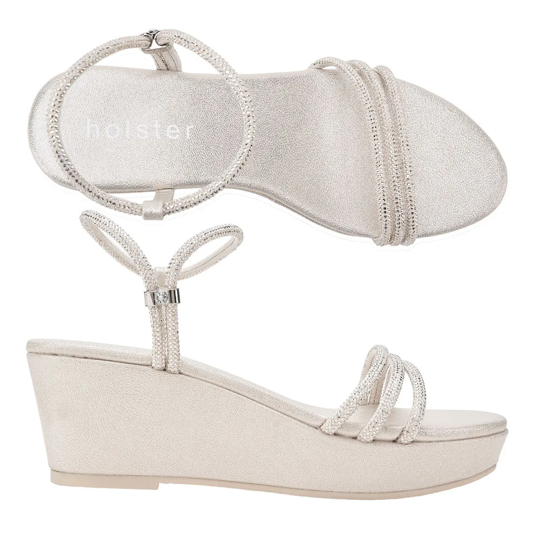 Ensemble Revel Wedge - Or Clair / Argent