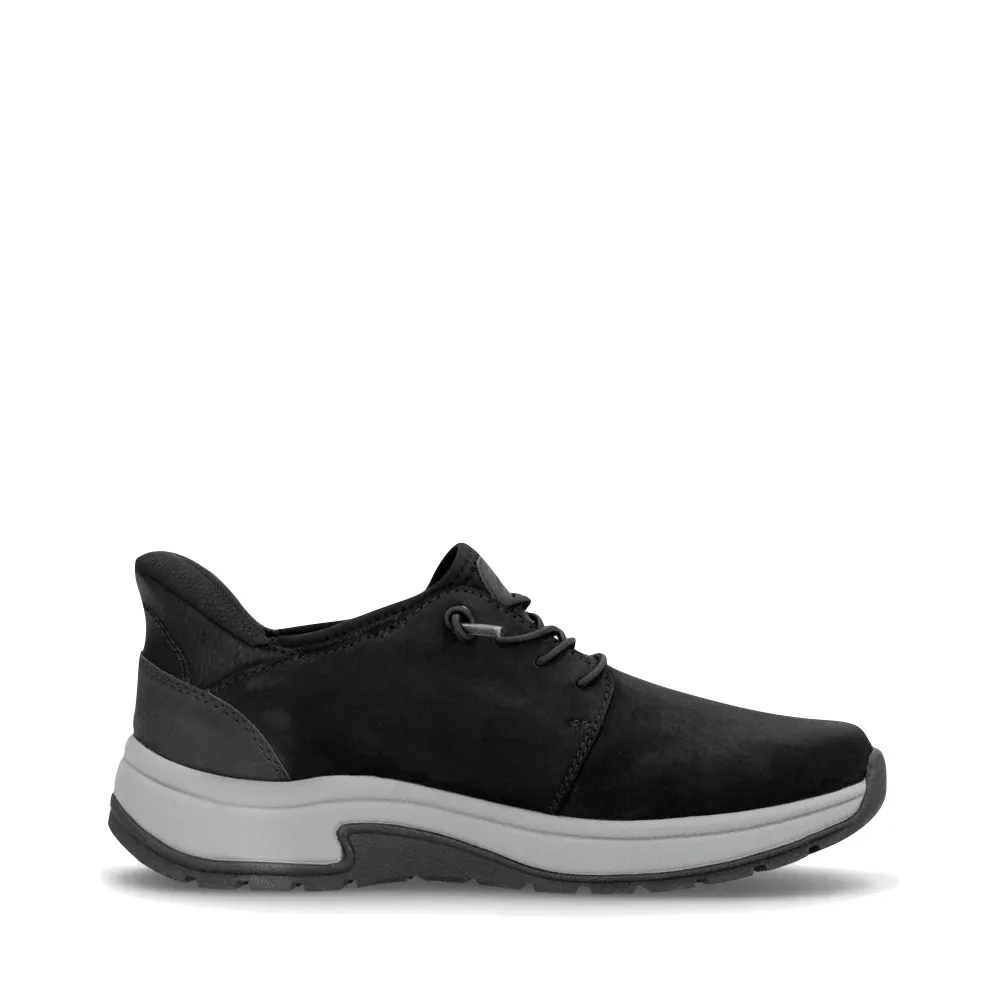 Chaussure Rieker Bruce 50 à lacets élastiques pour homme en noir