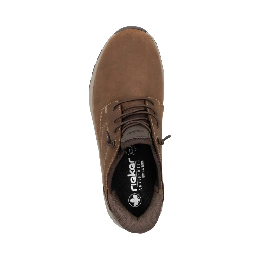 Chaussure Rieker Bruce 50 à lacets élastiques pour homme en marron