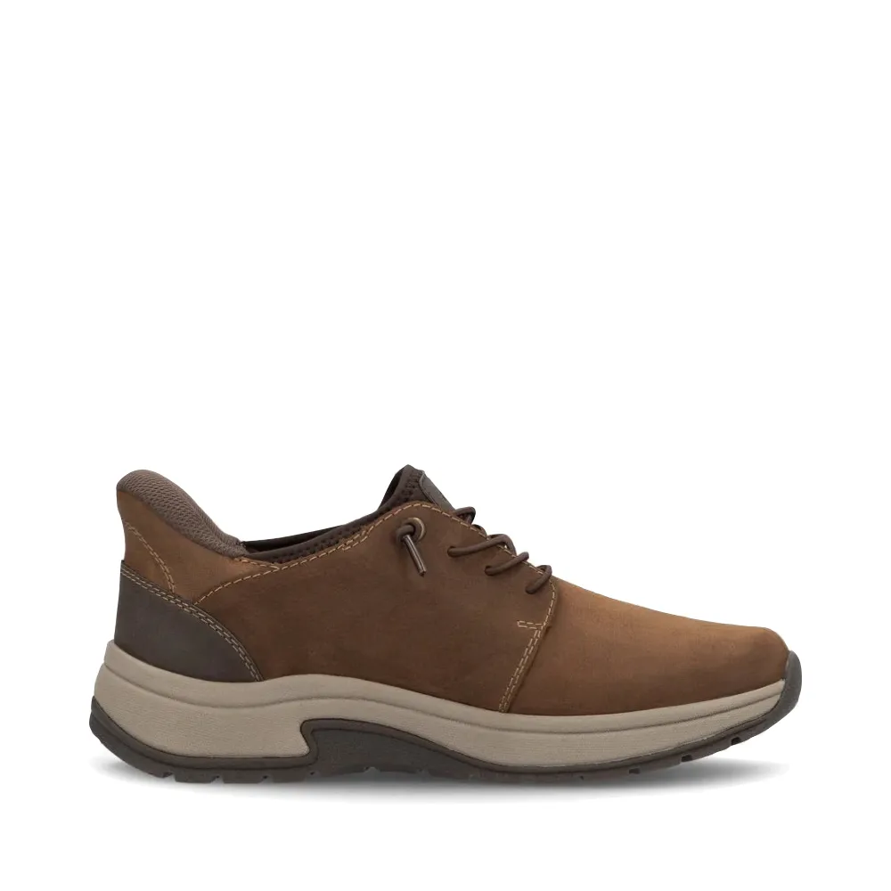 Chaussure Rieker Bruce 50 à lacets élastiques pour homme en marron