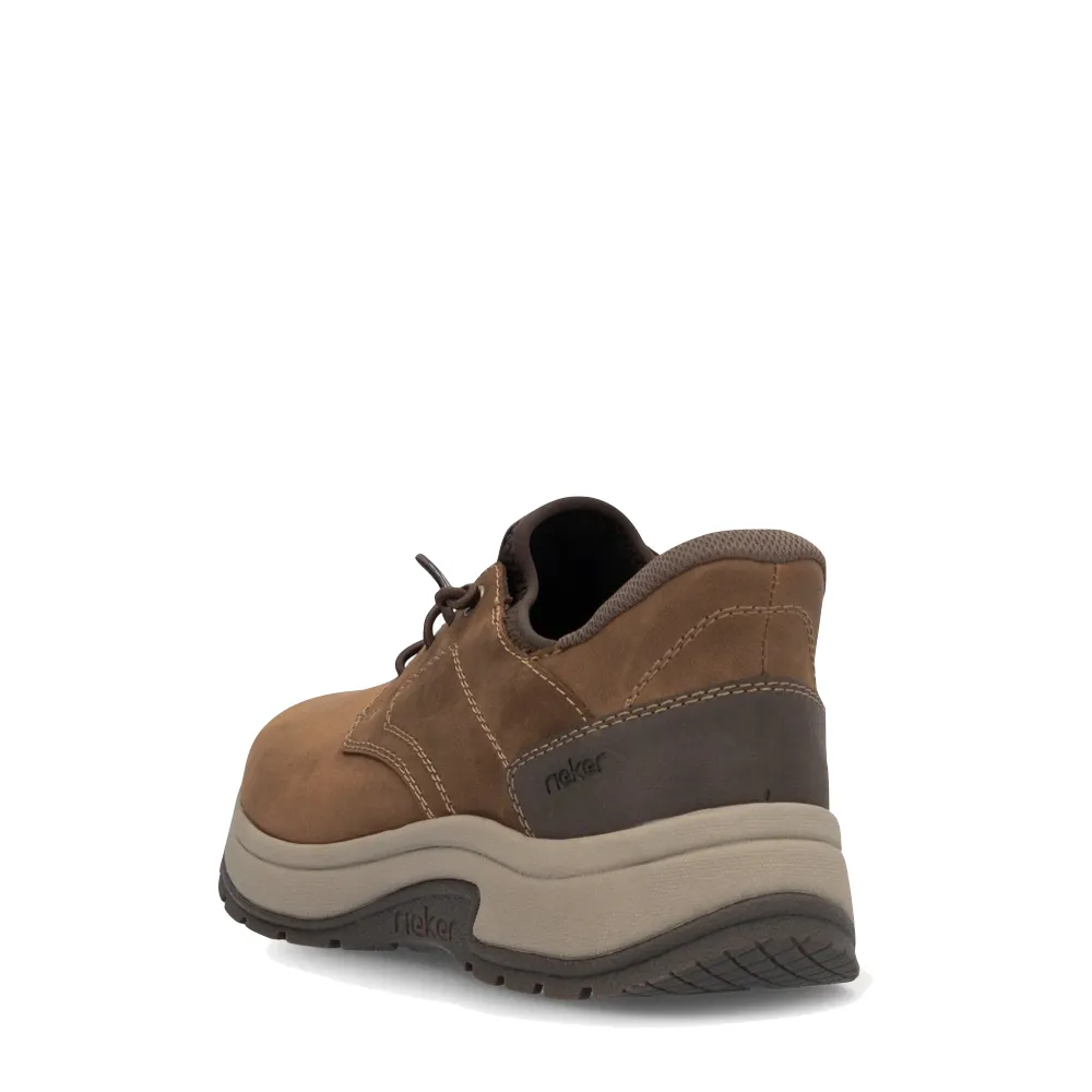 Chaussure Rieker Bruce 50 à lacets élastiques pour homme en marron