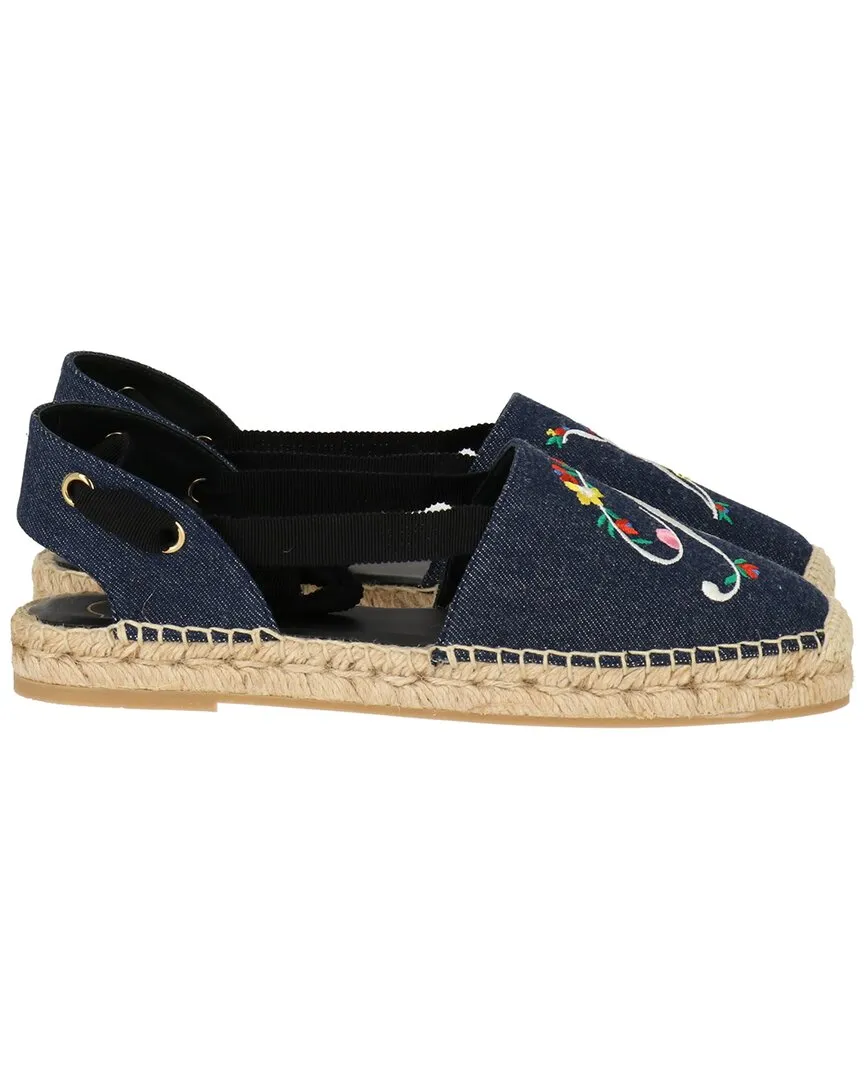 Chaussures Espadrille en Denim Roger Vivier_Roger-Vivier
