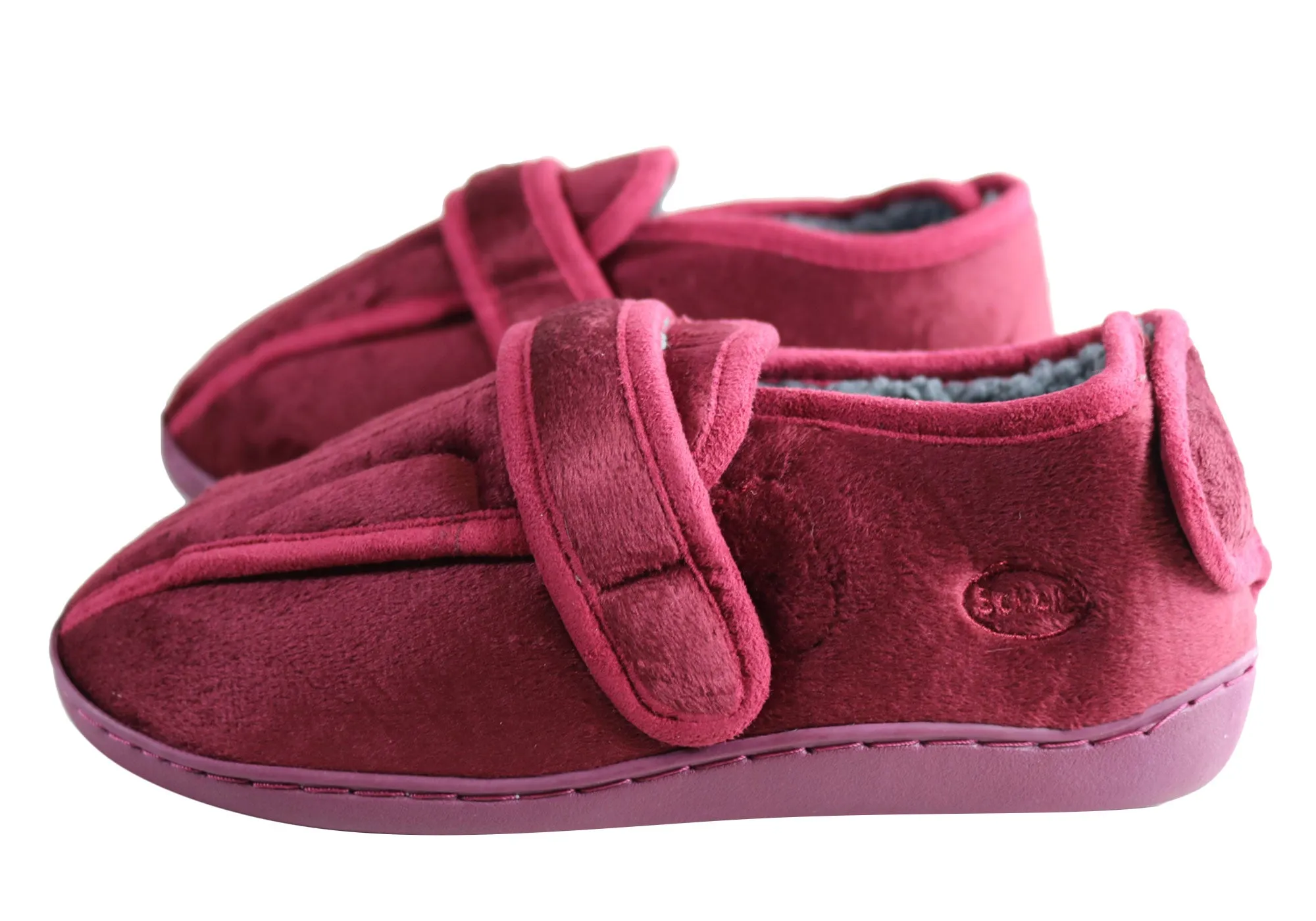 Chaussons d'intérieur confortables et réglables pour femmes Scholl Orthaheel Easyfit - Chaussures Scholl Orthaheel