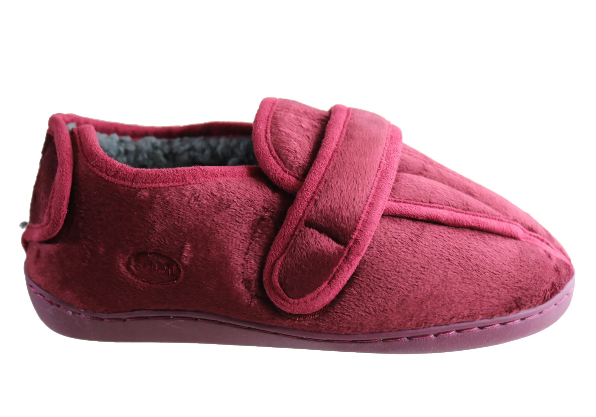 Chaussons d'intérieur confortables et réglables pour femmes Scholl Orthaheel Easyfit - Chaussures Scholl Orthaheel
