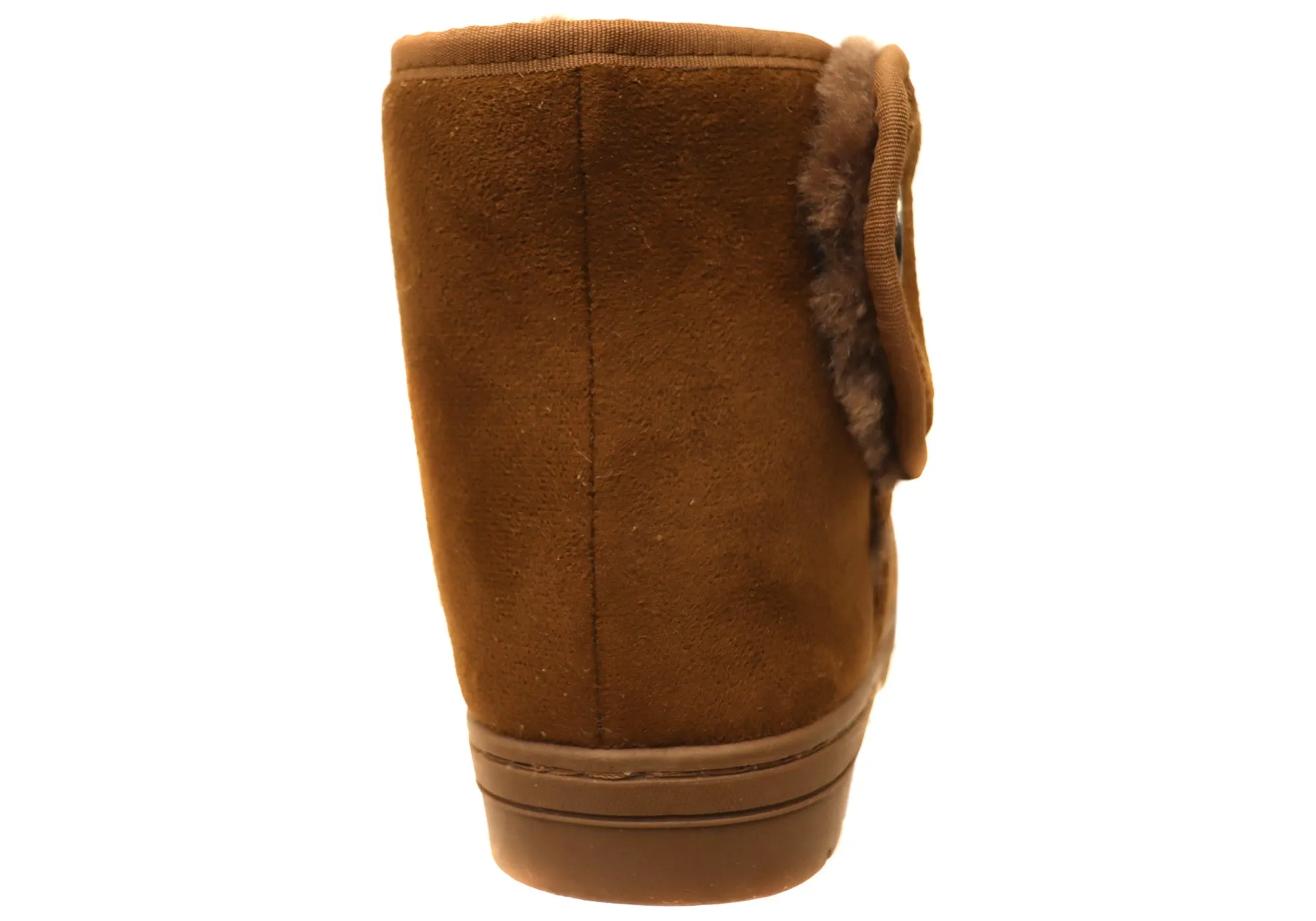 Chaussons Bottes Confortables et Soutenus pour Femmes Scholl Orthaheel Fluffy II - Chaussures Scholl Orthaheel
