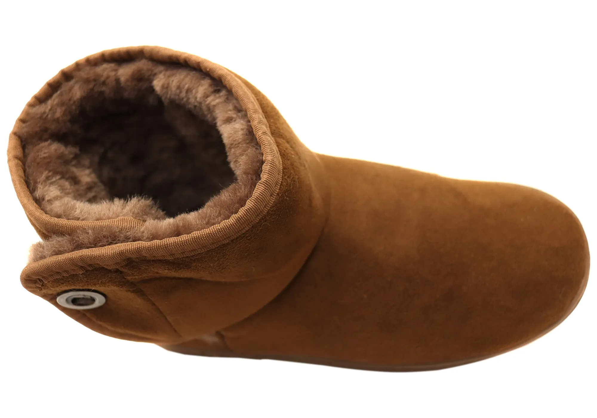 Chaussons Bottes Confortables et Soutenus pour Femmes Scholl Orthaheel Fluffy II - Chaussures Scholl Orthaheel