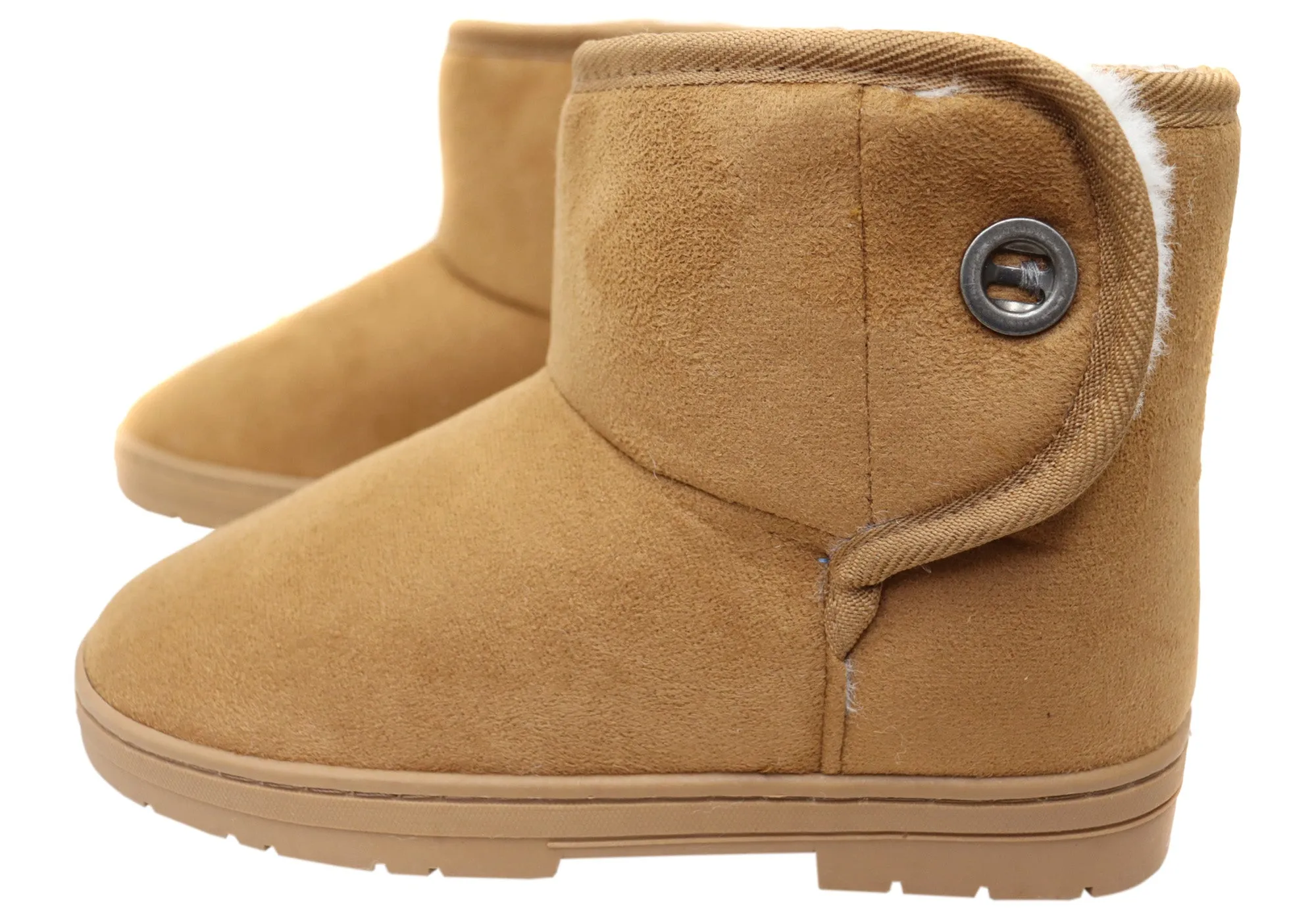 Chaussons Bottes Confortables et Soutenus pour Femmes Scholl Orthaheel Fluffy II - Chaussures Scholl Orthaheel