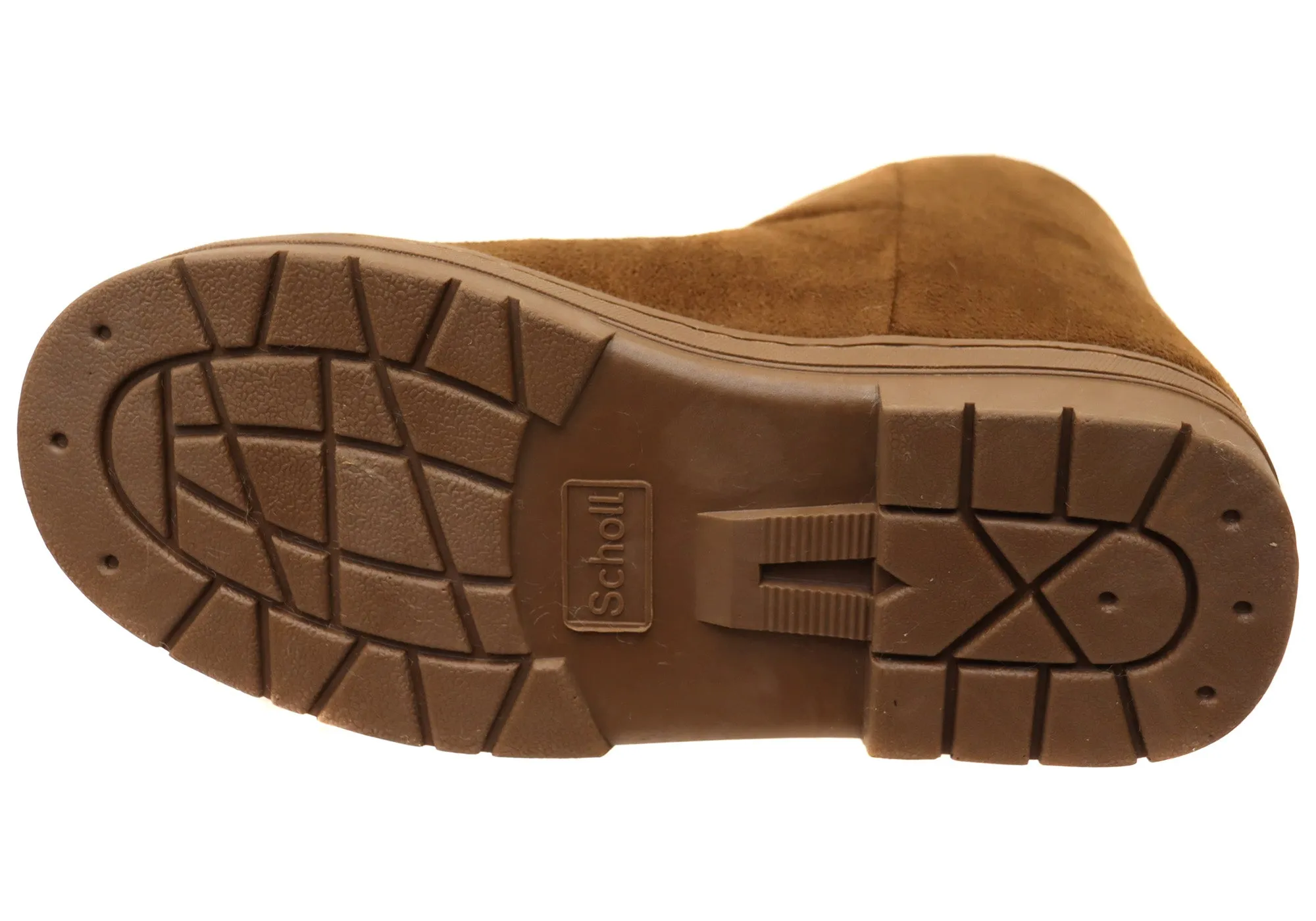 Chaussons Bottes Confortables et Soutenus pour Femmes Scholl Orthaheel Fluffy II - Chaussures Scholl Orthaheel