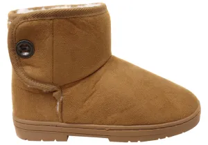 Scholl Orthaheel Fluffy II Womens Comfort Supportive Slippers Boots Scholl Orthaheel Shoes