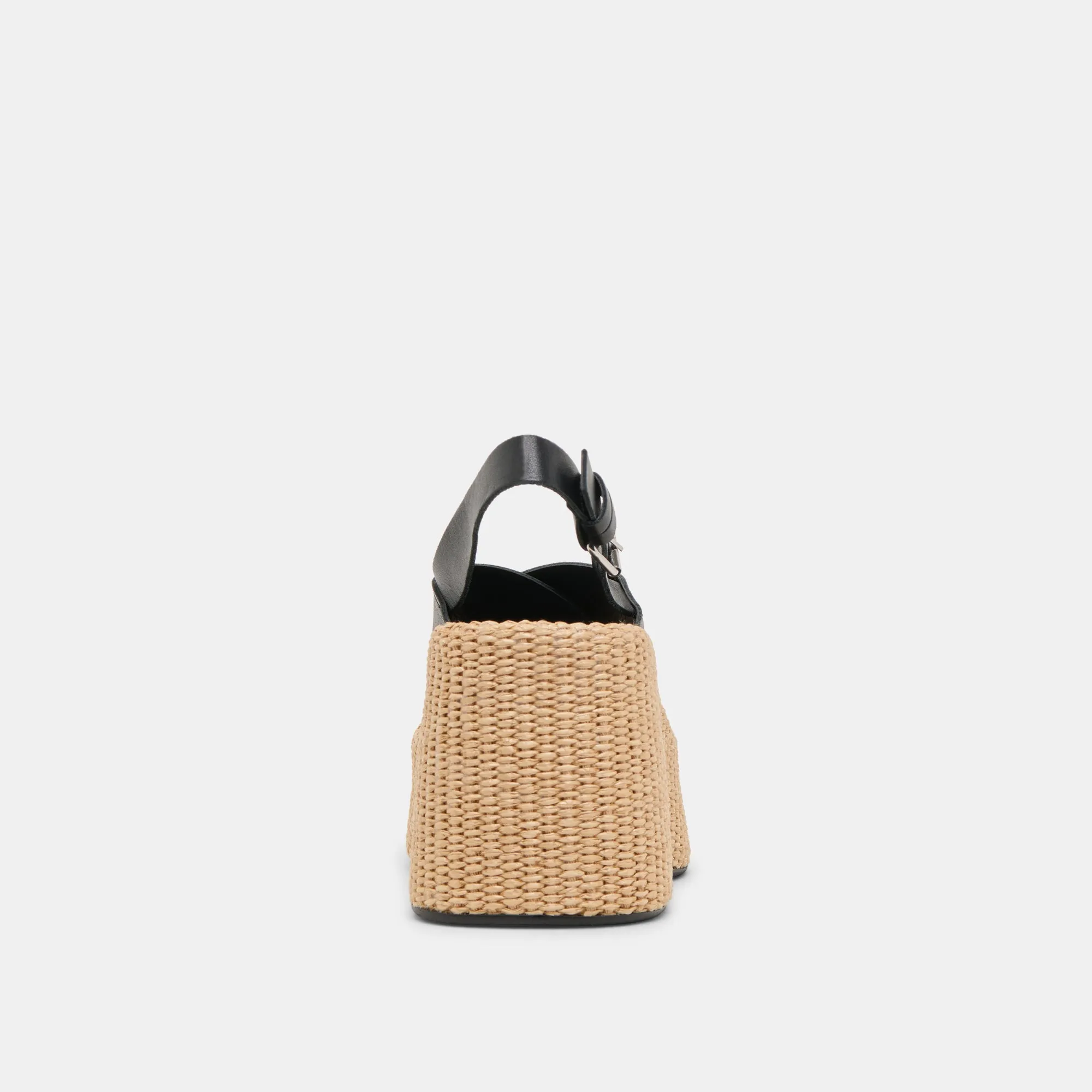 SKYLAR WEDGES CUIR NOIR
