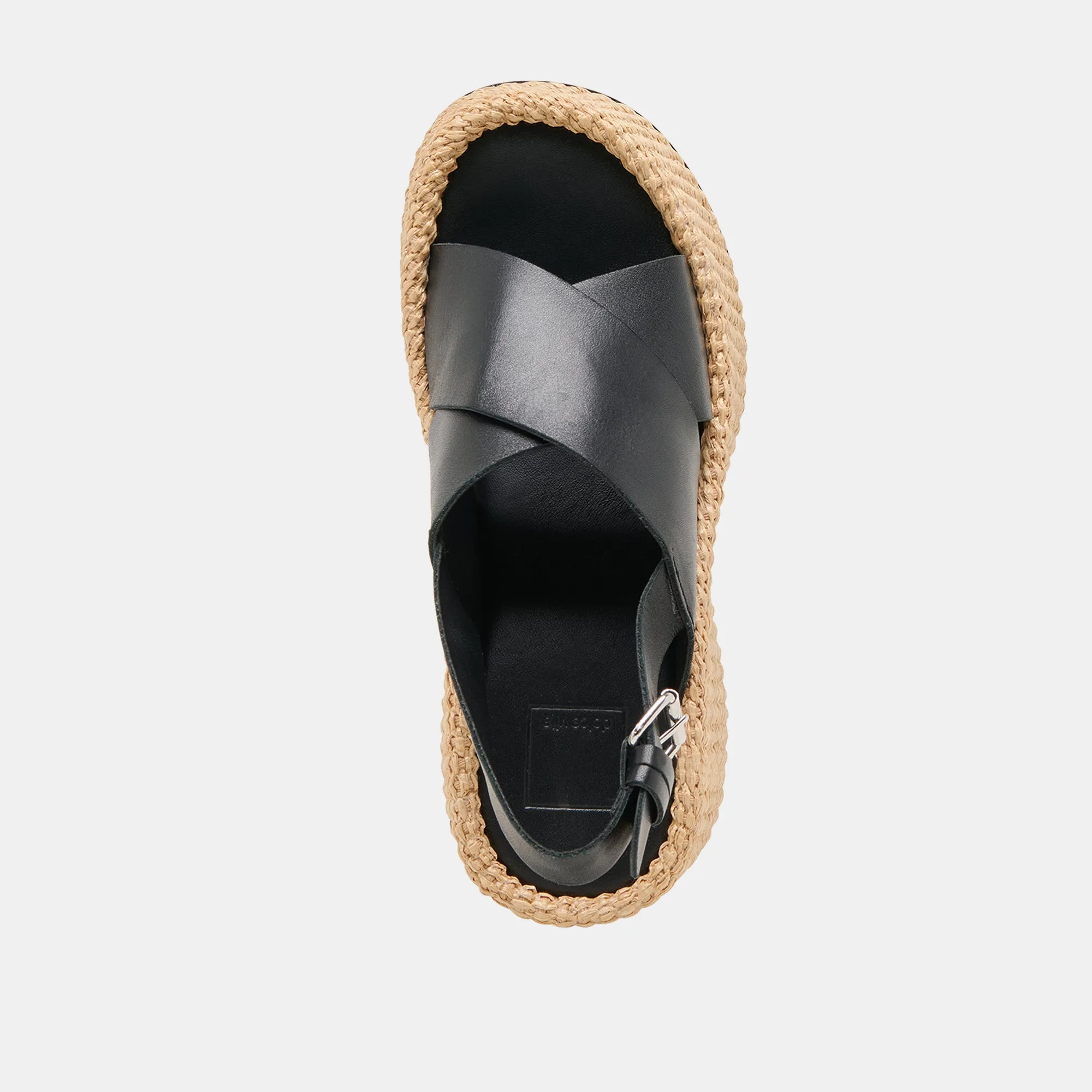 SKYLAR WEDGES CUIR NOIR