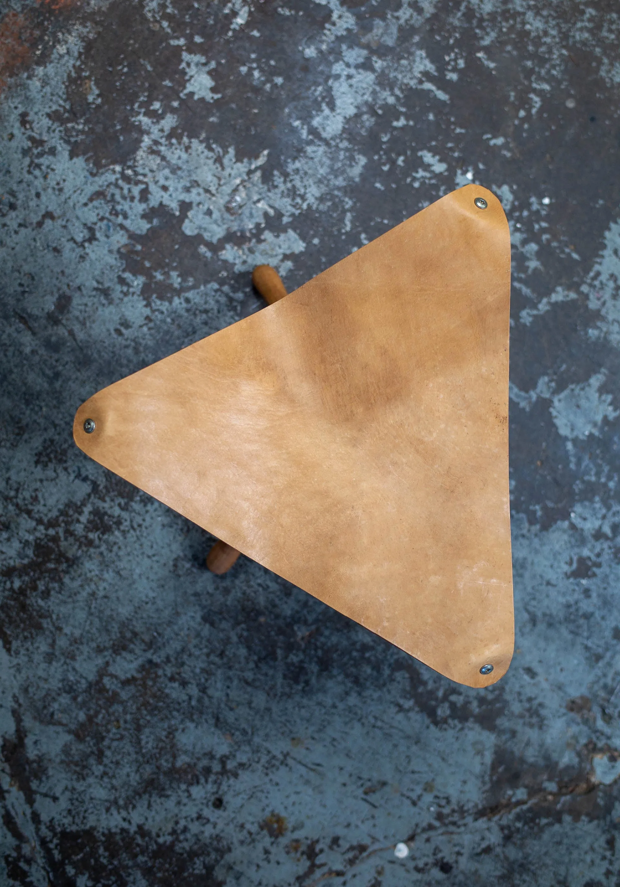 Tabouret en Cuir Plein