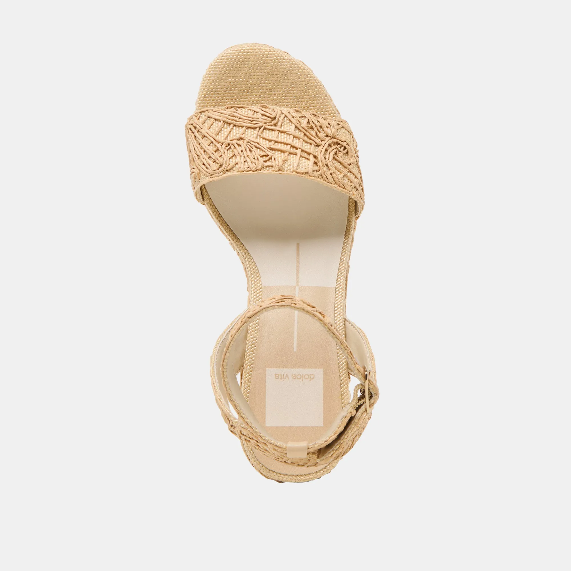 TALISA WEDGES NATURAL MACRAMÉ