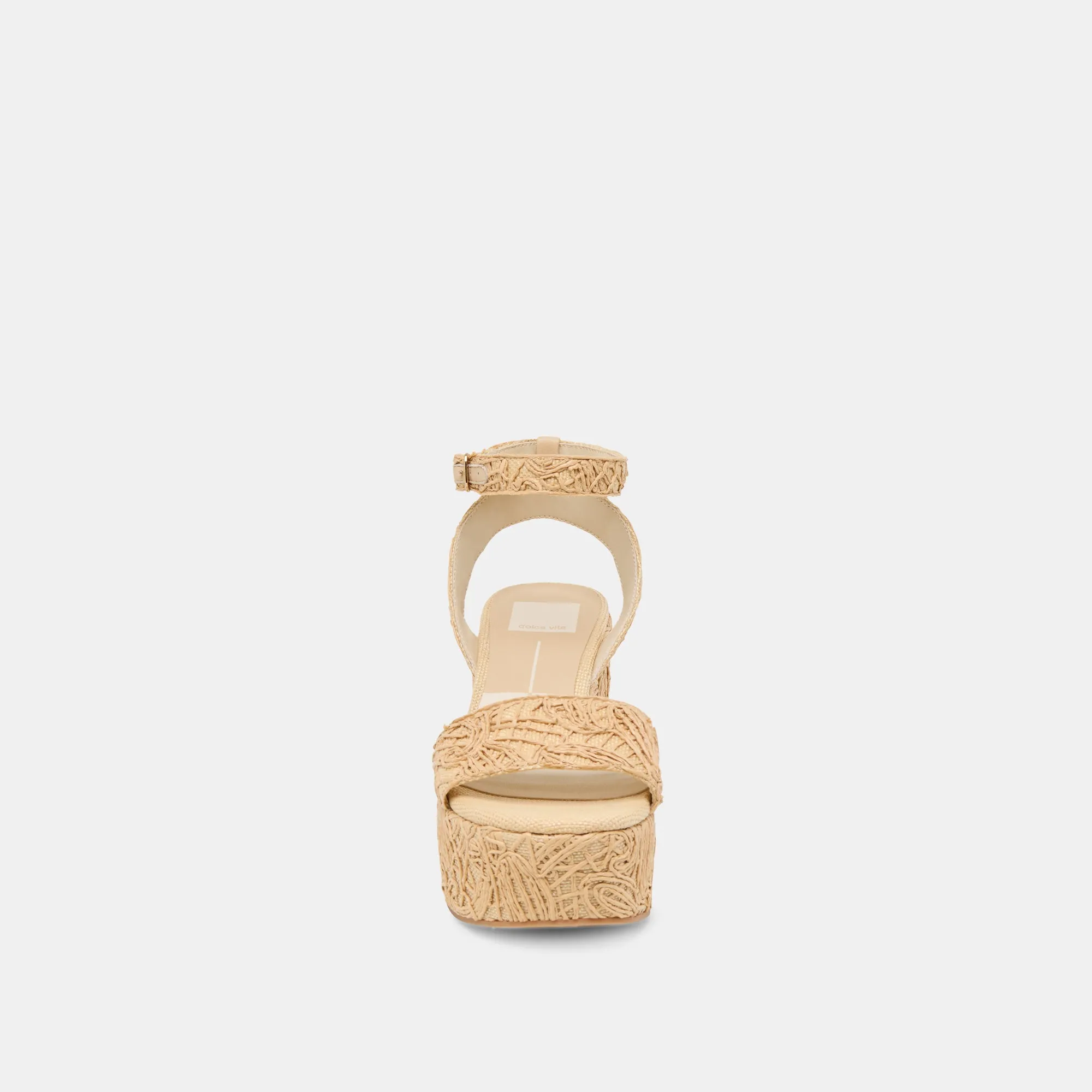 TALISA WEDGES NATURAL MACRAMÉ
