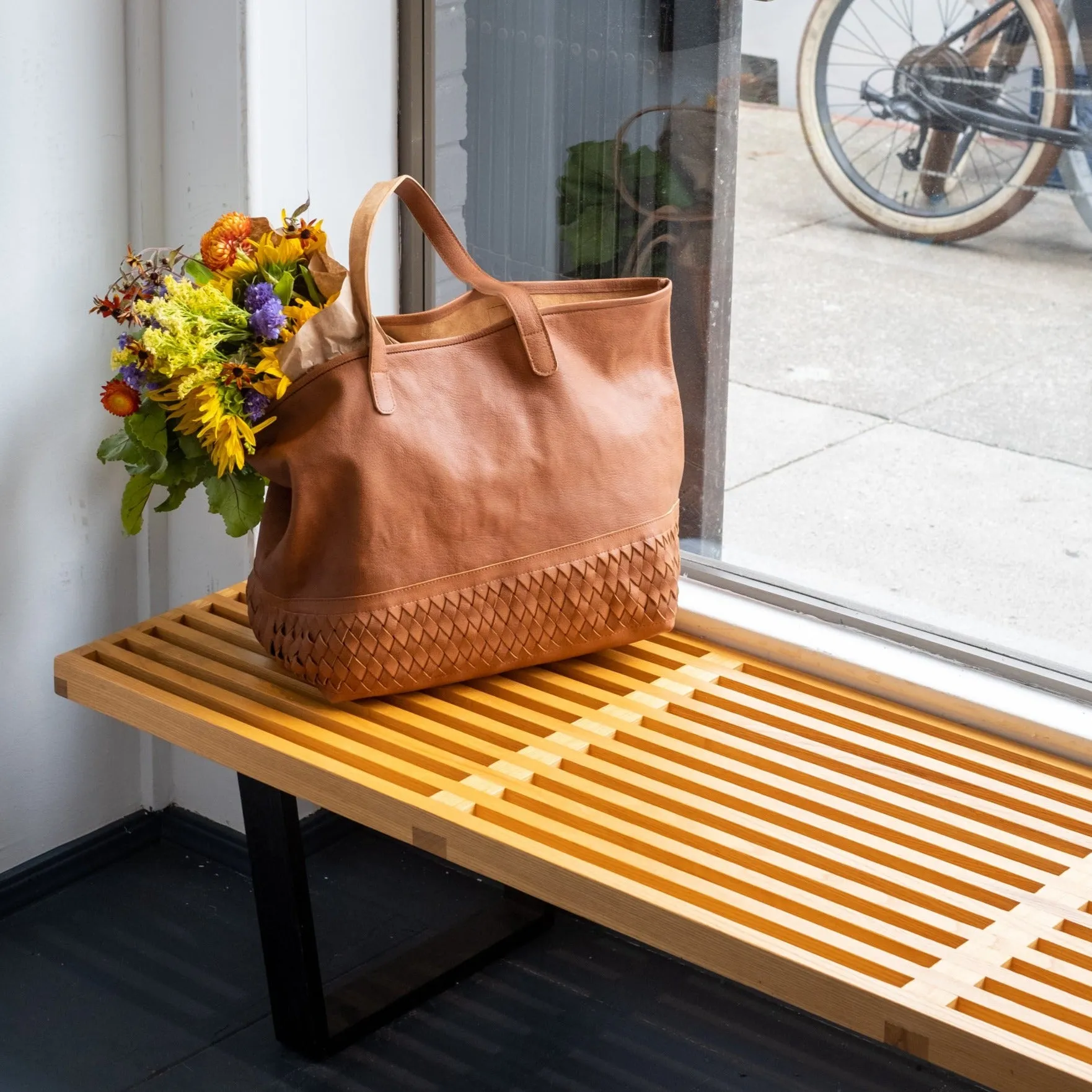 Le Sac Shopping en Cuir Mohinders