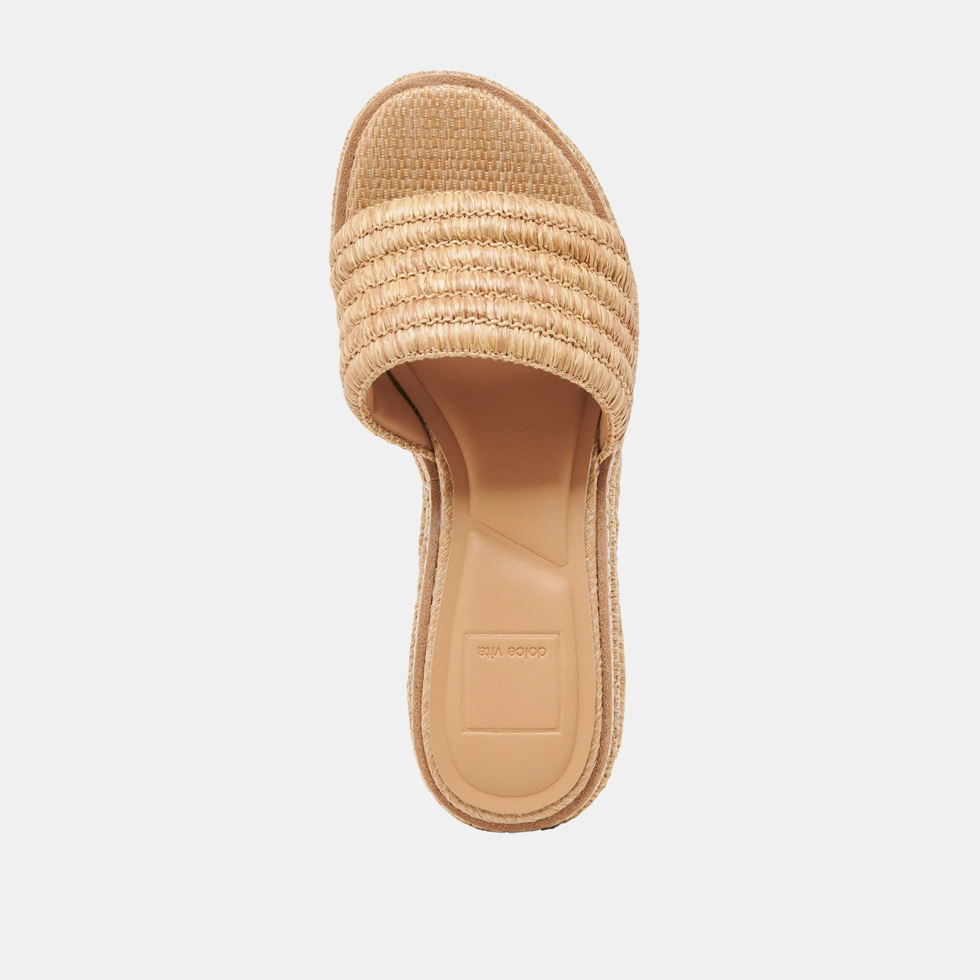 WEDGES TRÔNE LT NATUREL RAFFIA