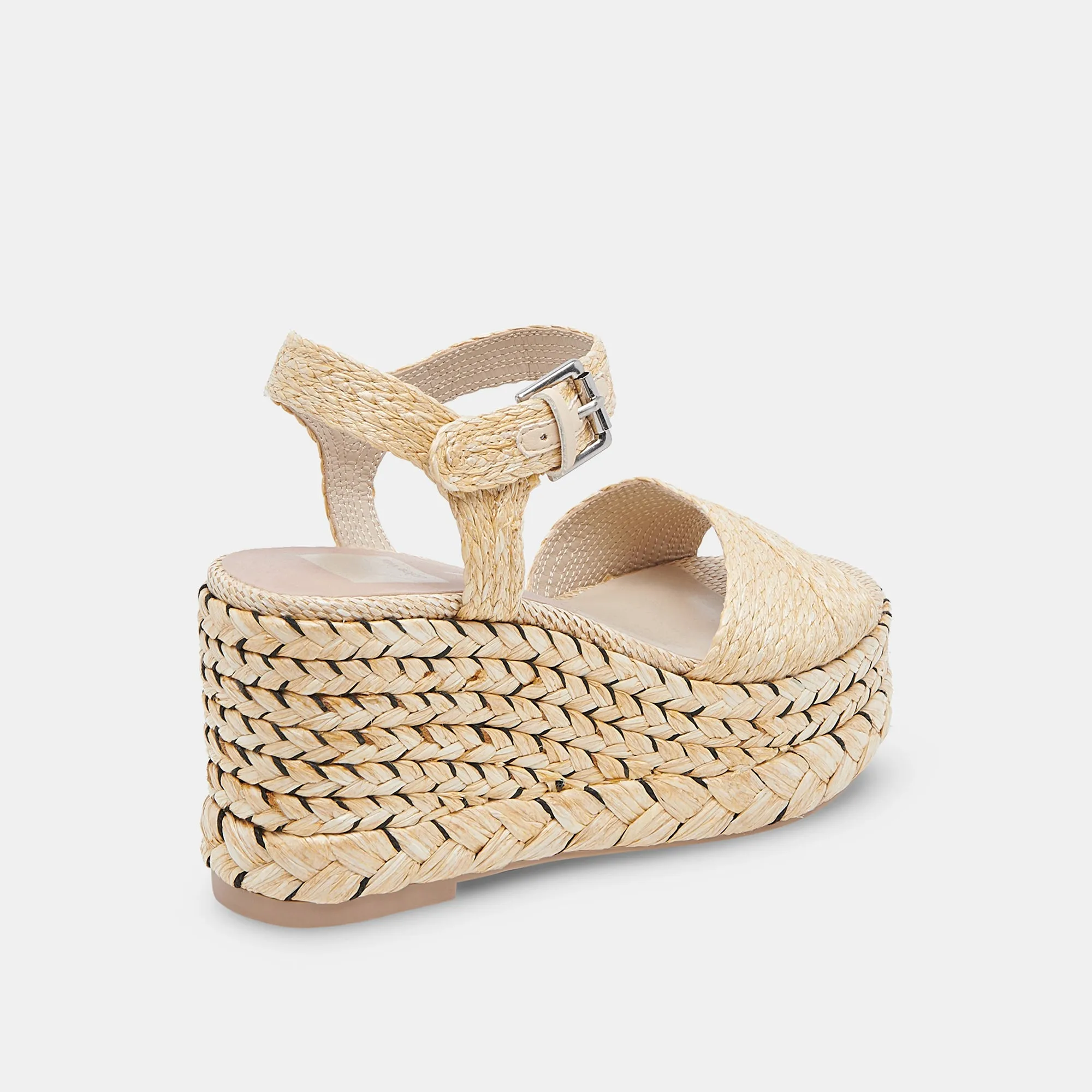 TIAGO WEDGES LT RAFFIA NATUREL