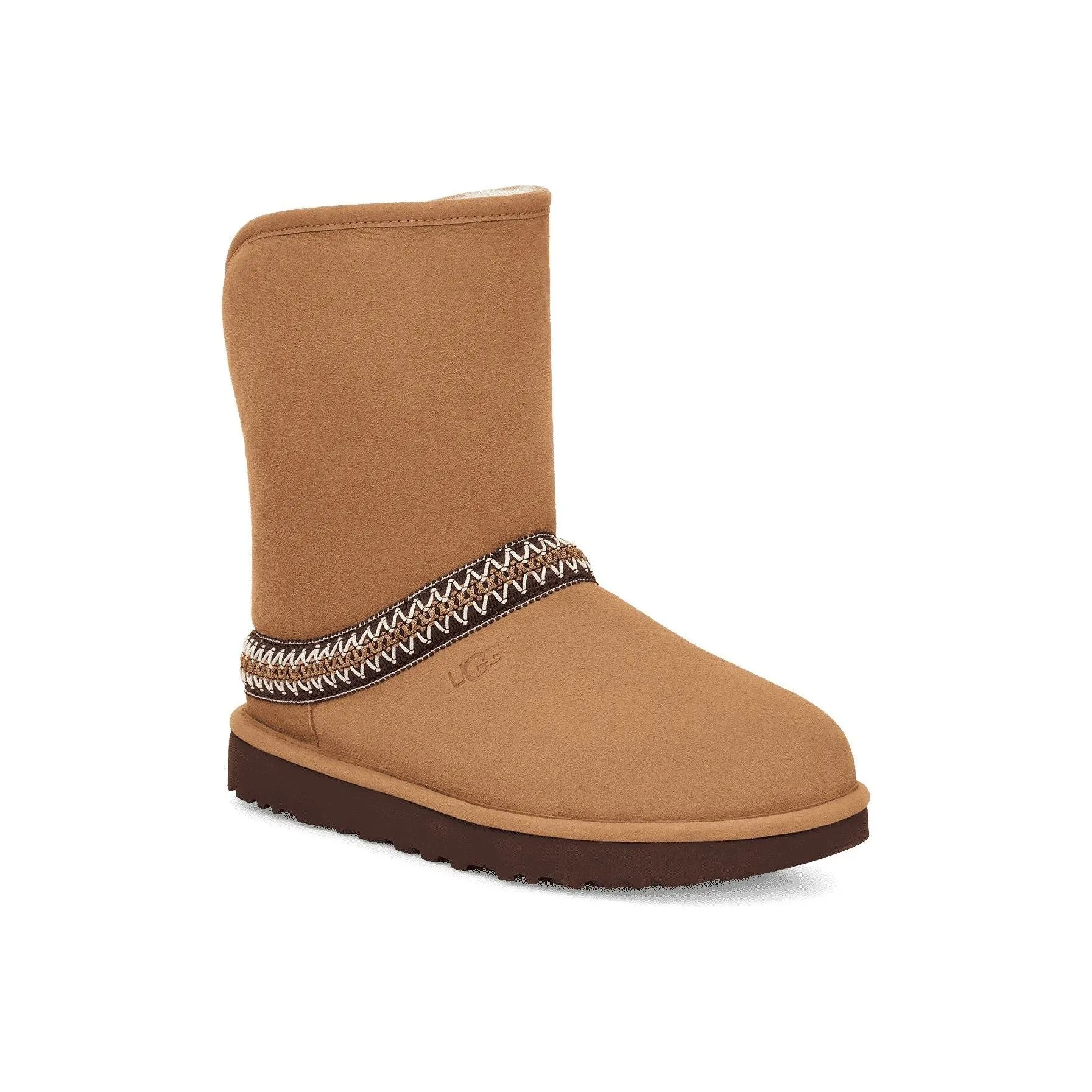 UGG CLASSIC SHORT CRESCENT POUR FEMME