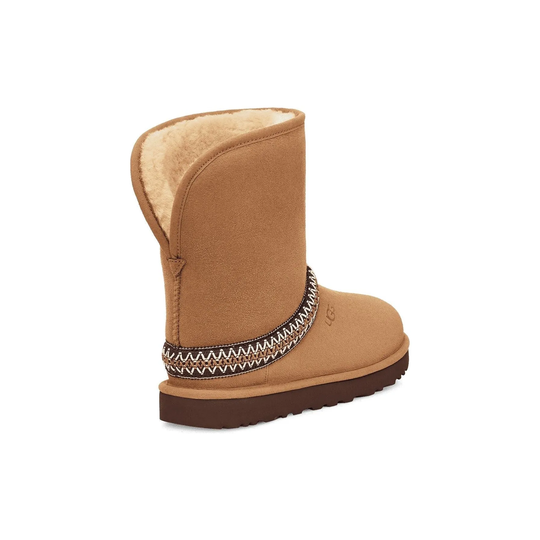 UGG CLASSIC SHORT CRESCENT POUR FEMME