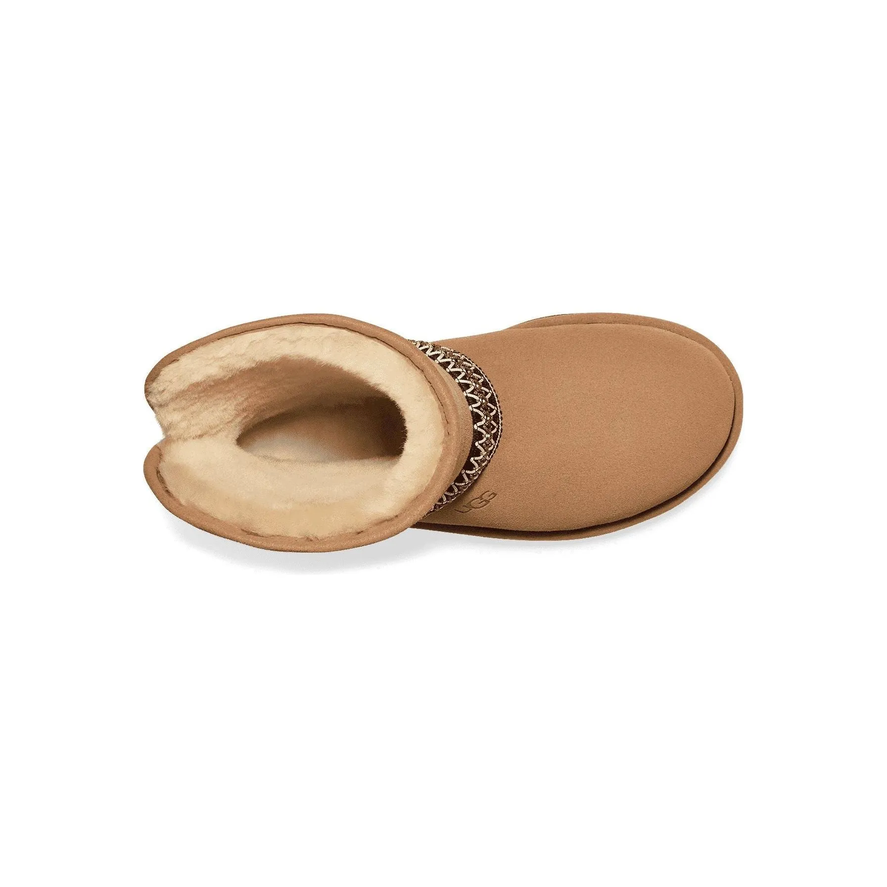 UGG CLASSIC SHORT CRESCENT POUR FEMME