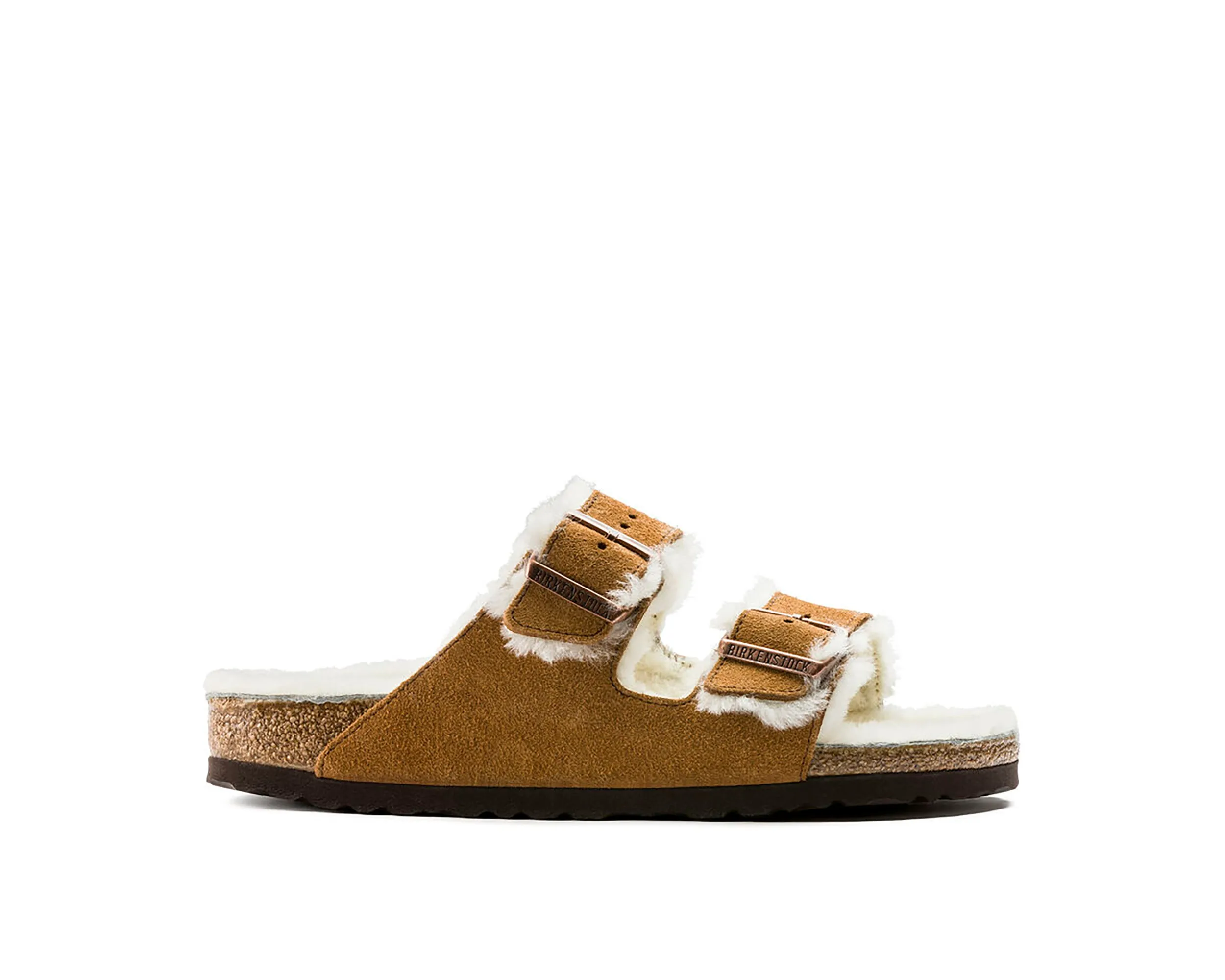 Arizona en daim et cuir avec doublure en shearling (largeur généreuse) - Unisexe