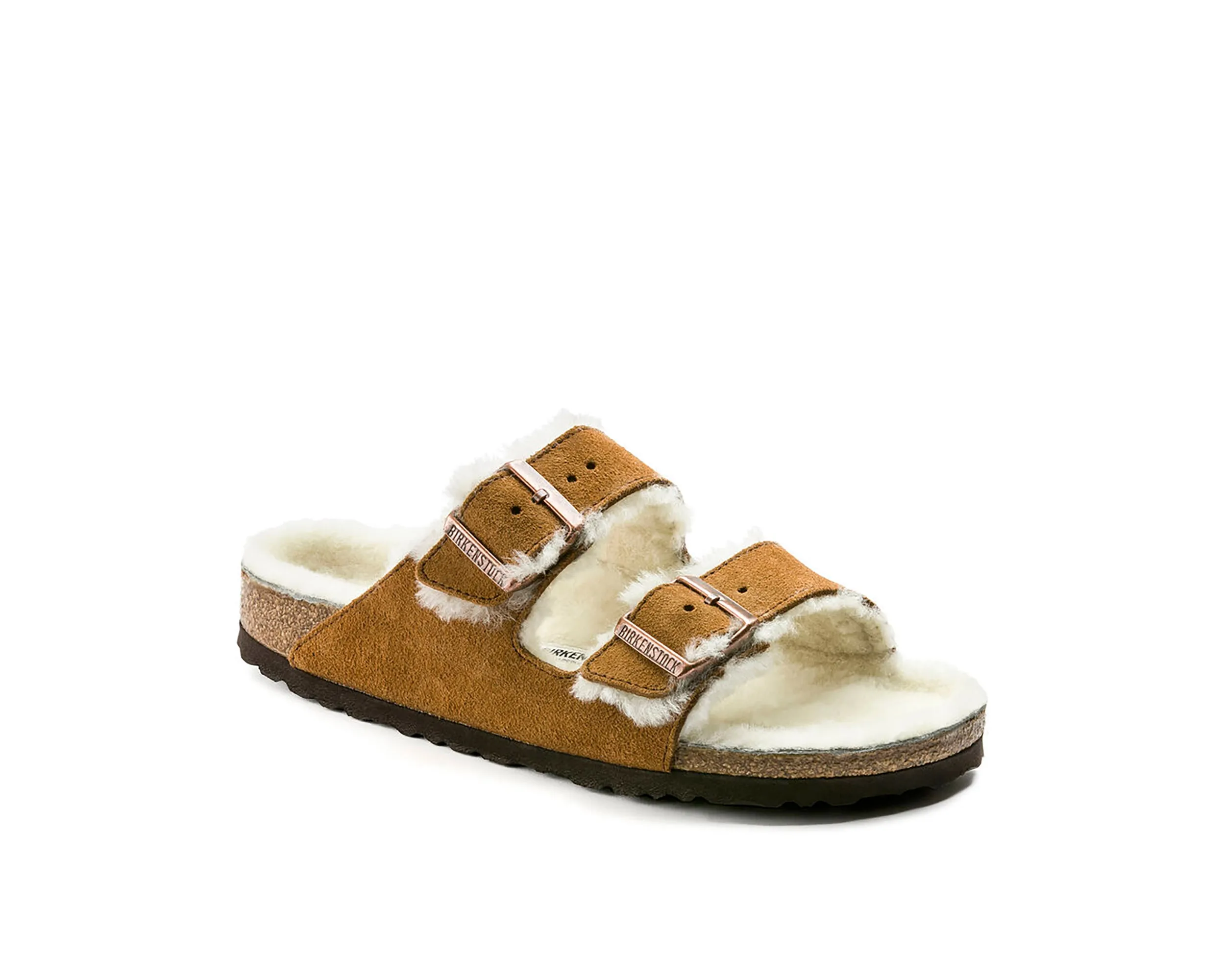 Arizona en daim et cuir avec doublure en shearling (largeur généreuse) - Unisexe