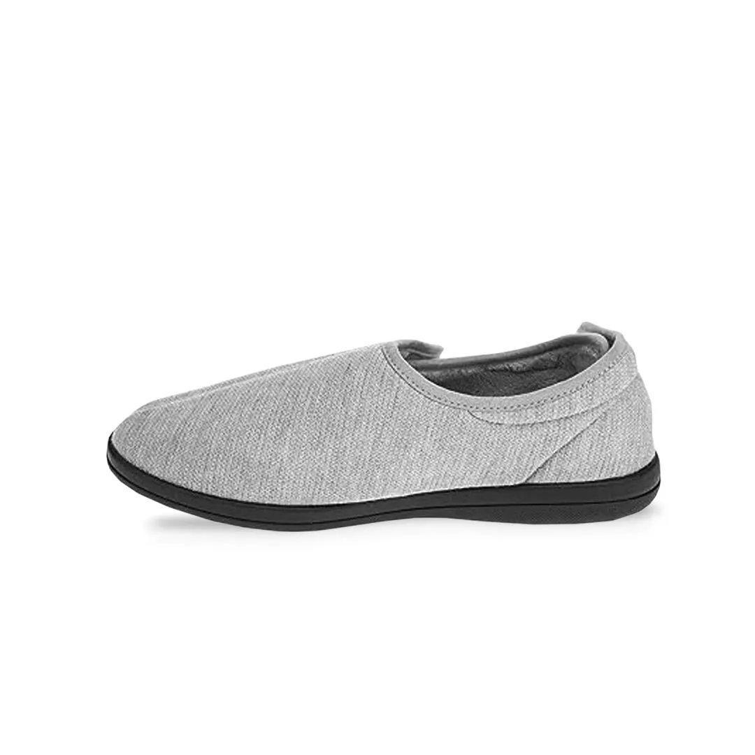 United Supply Co - Pantoufles Homme à Velcro Uni (SMF4931BUS GRIS)