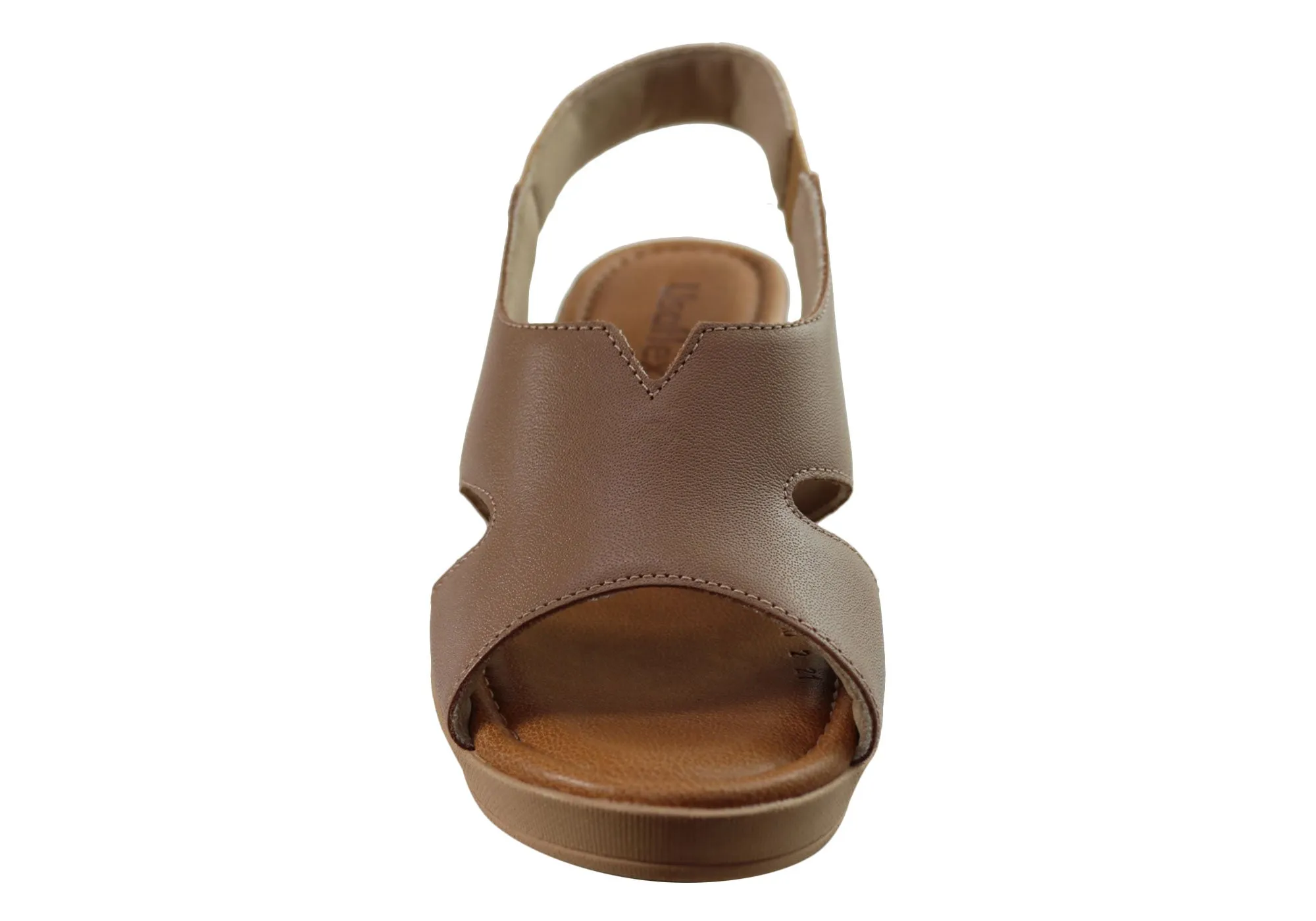 Sandales Plateforme Confort en Cuir pour Femme Usaflex Afton Fabriquées au Brésil Chaussures Usaflex