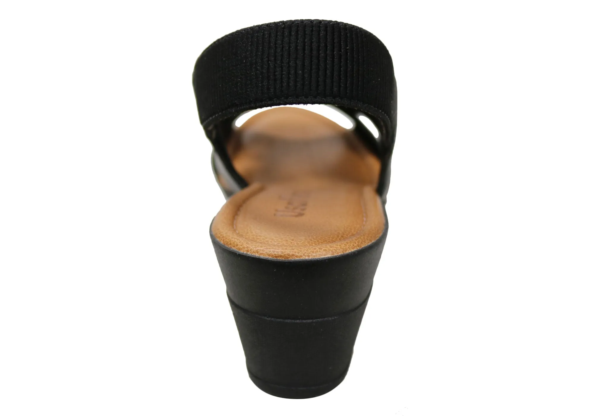 Sandales Plateforme Confort en Cuir pour Femme Usaflex Afton Fabriquées au Brésil Chaussures Usaflex