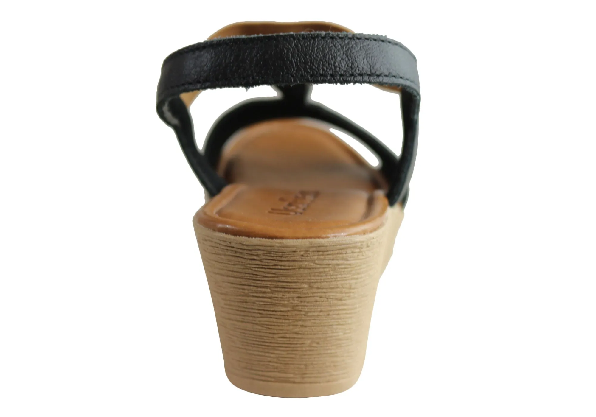 Sandales compensées confortables pour femmes Usaflex Analise avec coussin, fabriquées au Brésil, chaussures Usaflex