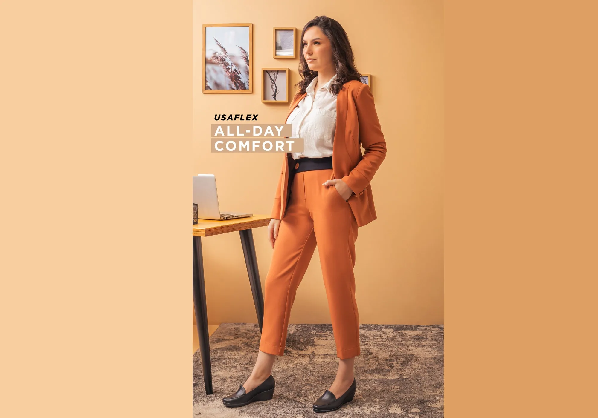 Usaflex Tosha Chaussures à Talon Confortables en Cuir pour Femmes Brésiliennes Usaflex