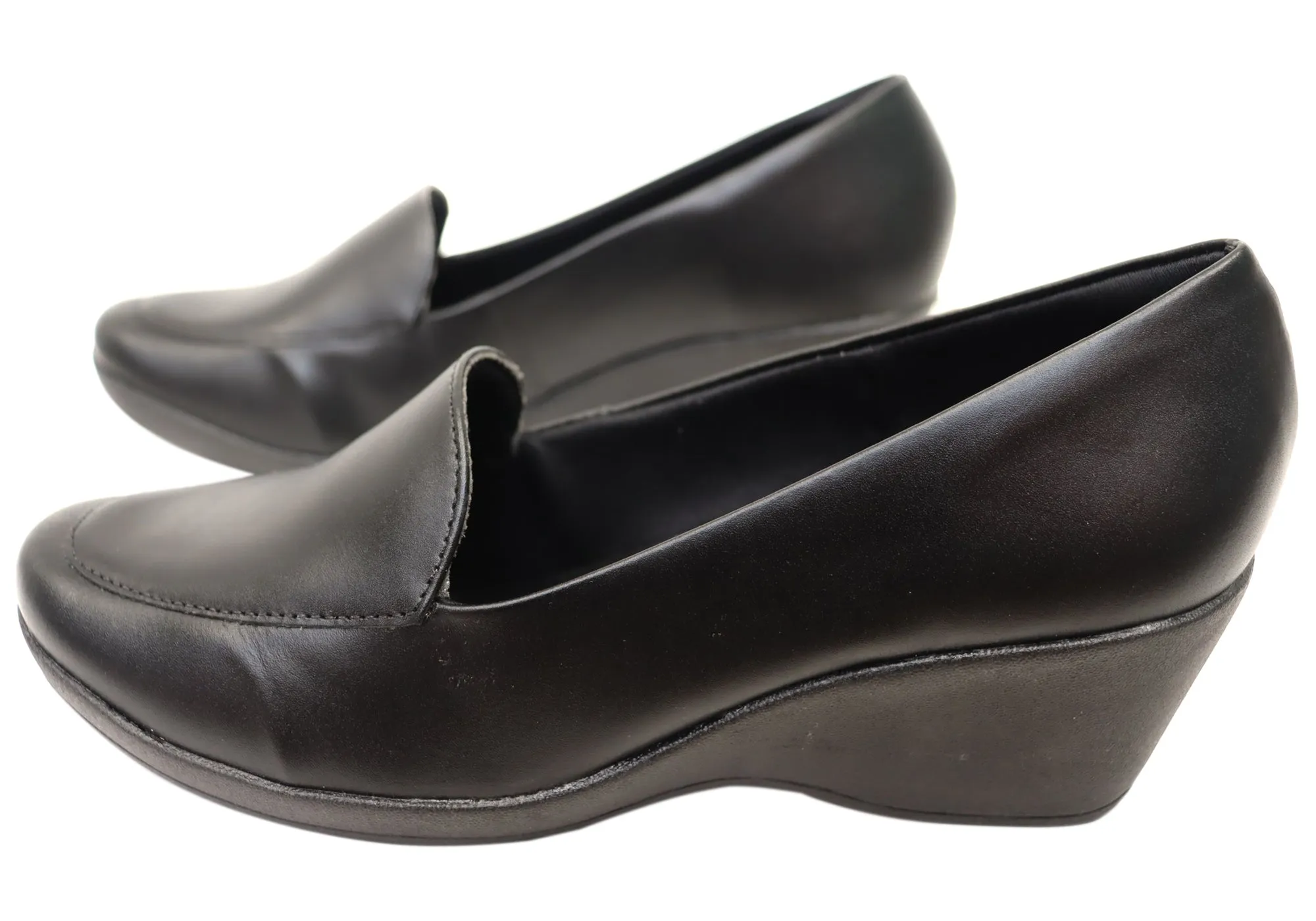 Usaflex Tosha Chaussures à Talon Confortables en Cuir pour Femmes Brésiliennes Usaflex