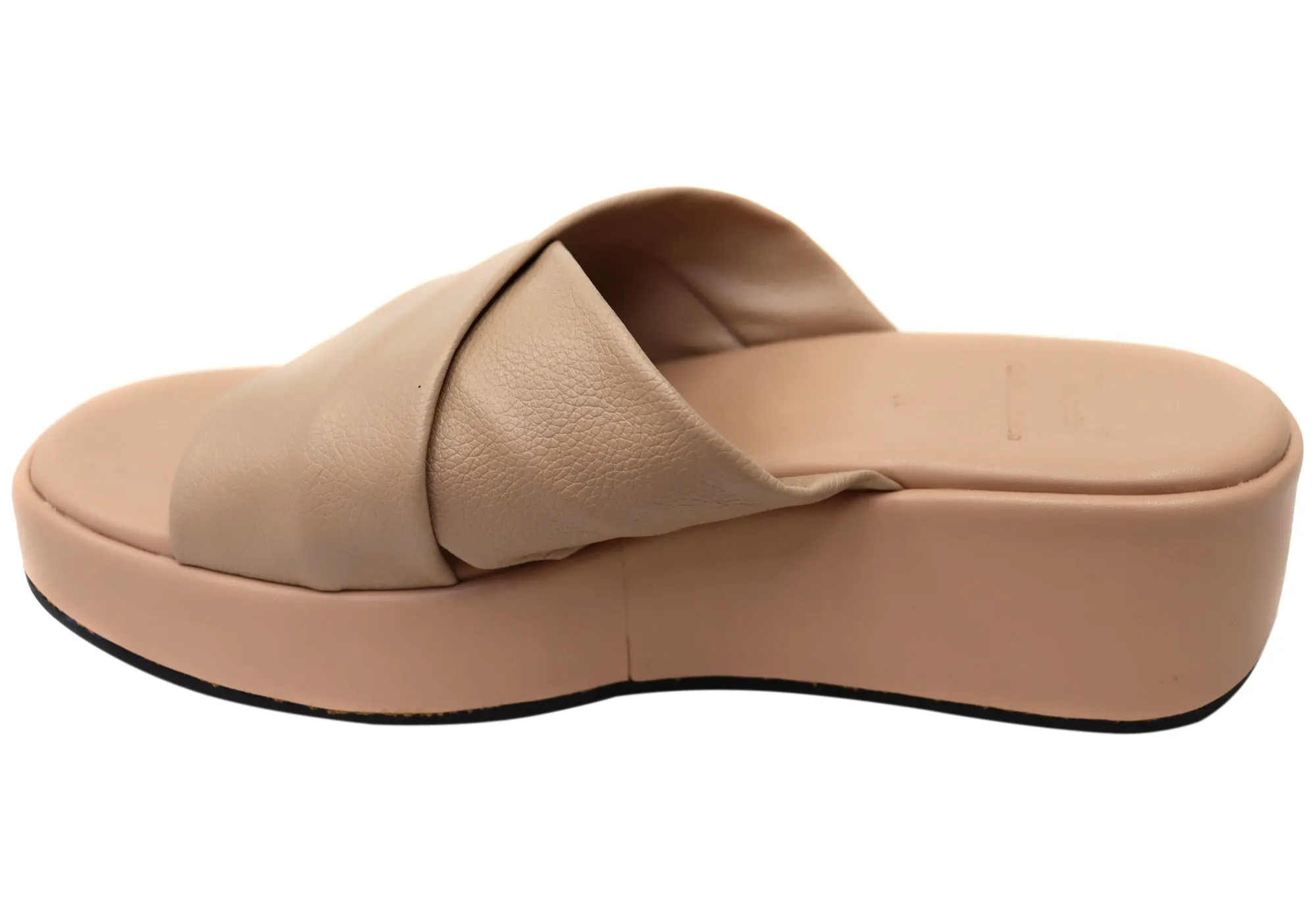 Via Paula Ginza Sandales Plateforme en Cuir Brésilien pour Femmes Via Paula Chaussures